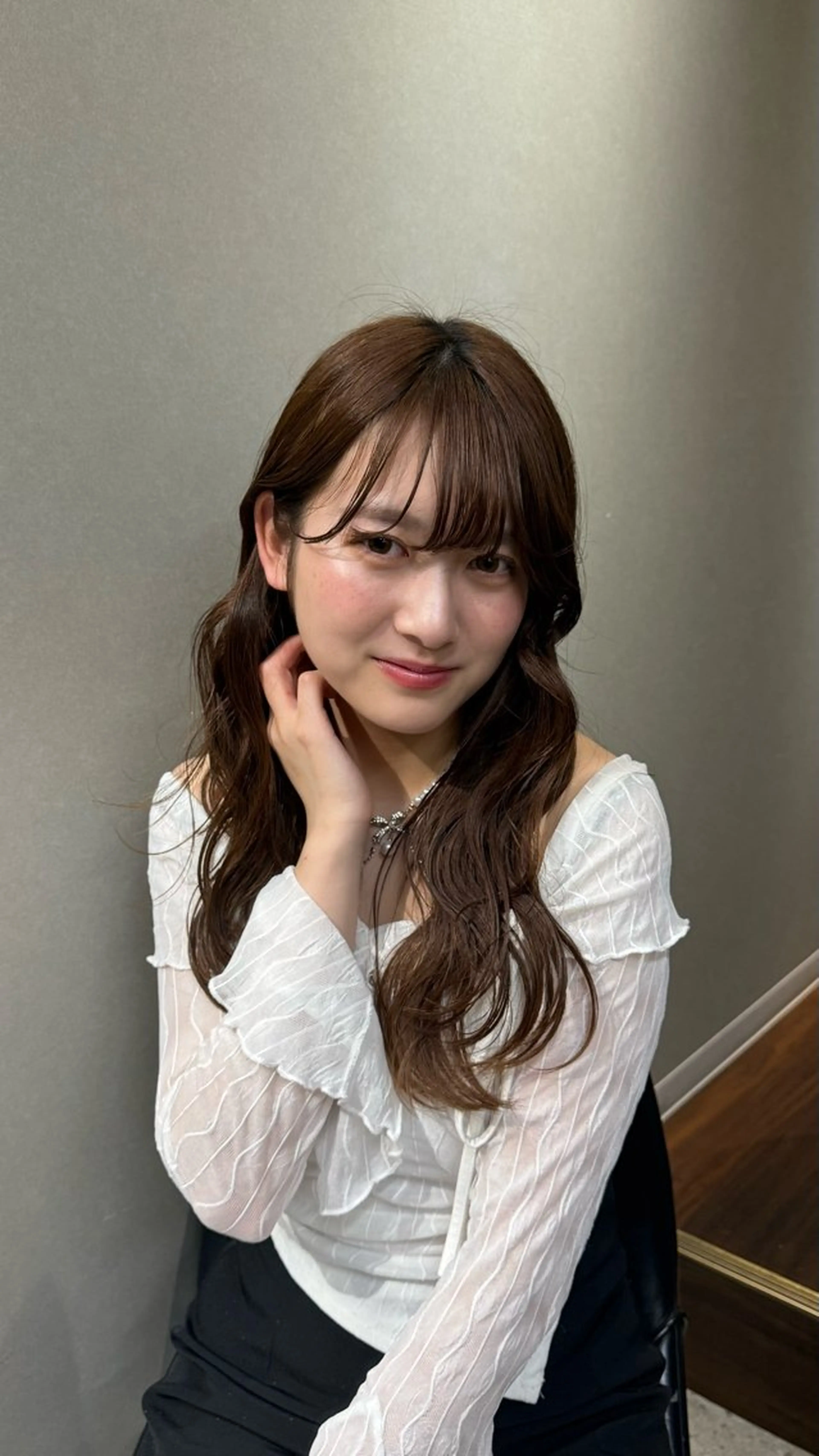 セミロング カラー Daisy🎀天神・ 大名サロン🎀Rioのヘアスタイル