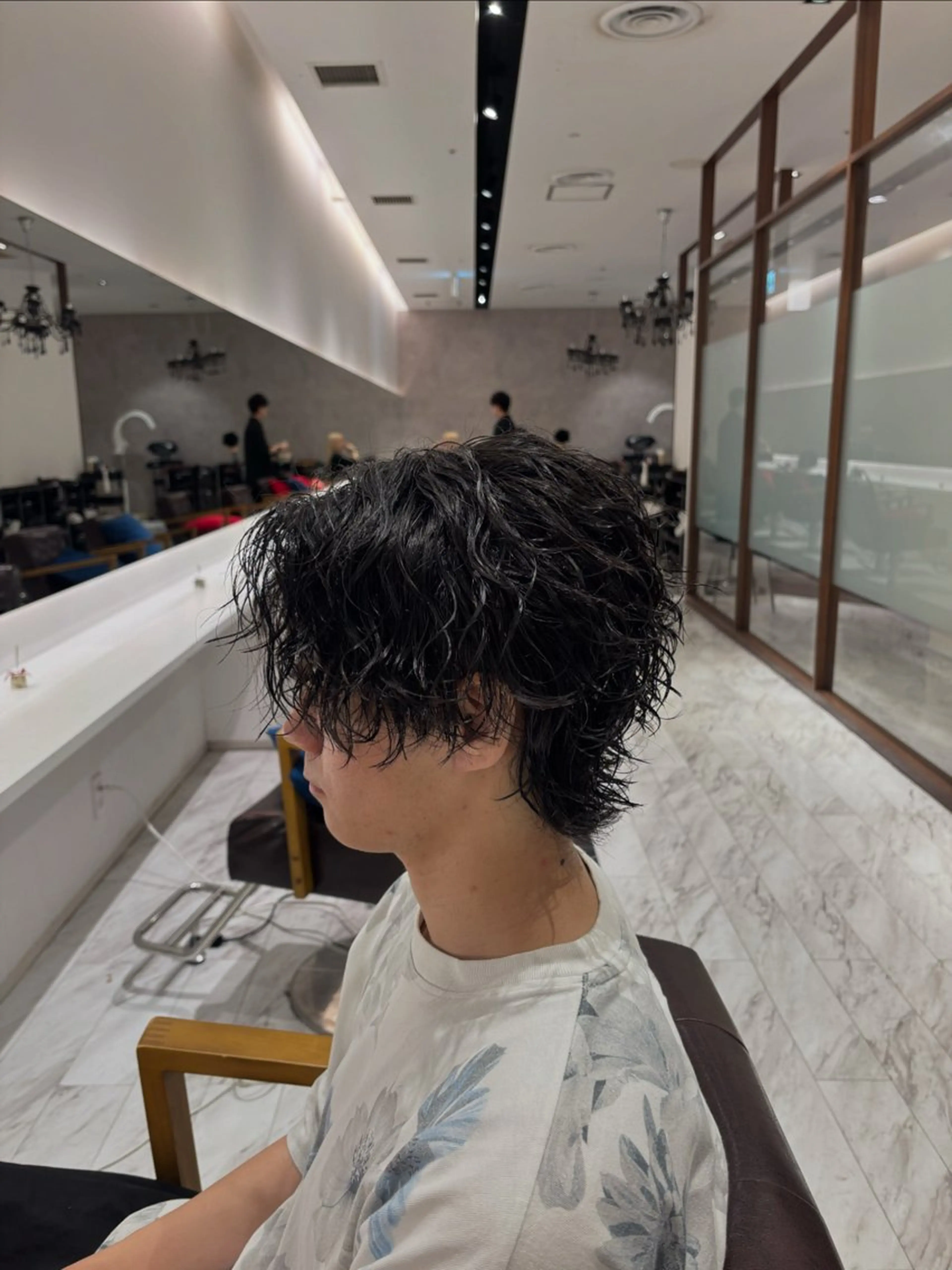 メンズ カット パーマ 常原 悠希のヘアスタイル