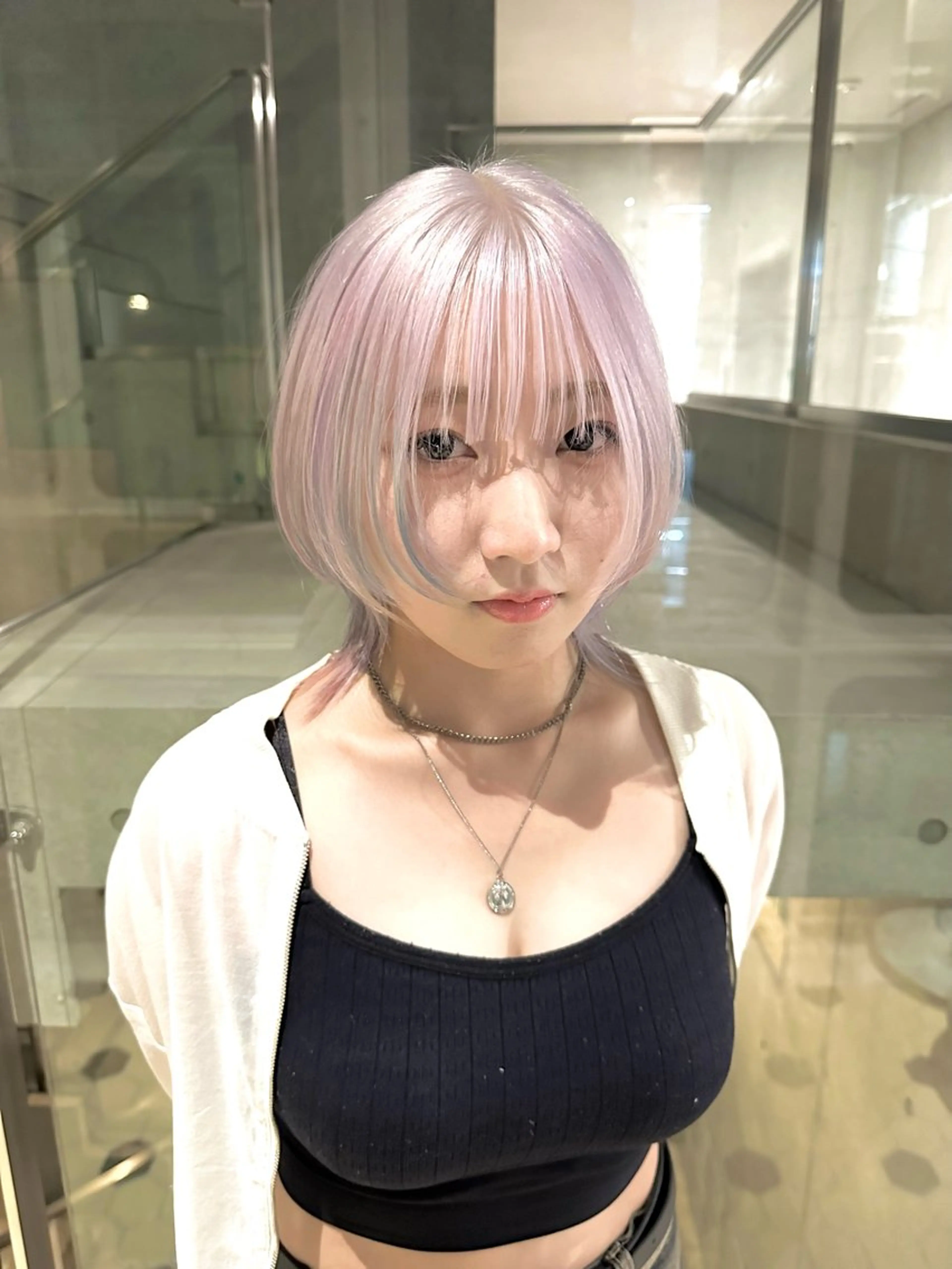 ショート カラー ヘアカラー トリートメント ヘッドスパ ヘアセット kai .のヘアスタイル