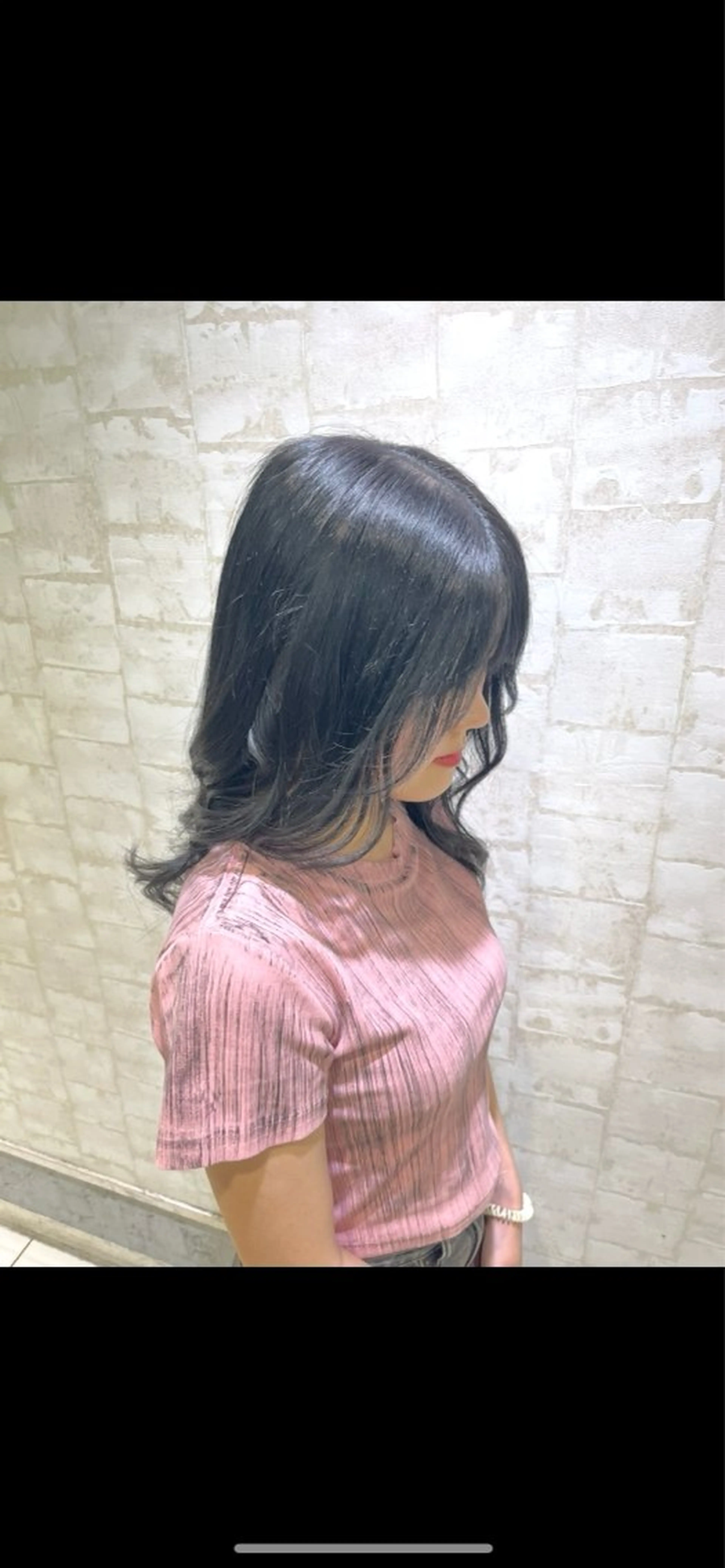 ミディアム カラー ヘアカラー トリートメント 韓国／うる艶カラー 🐈‍⬛💗miyuのヘアスタイル
