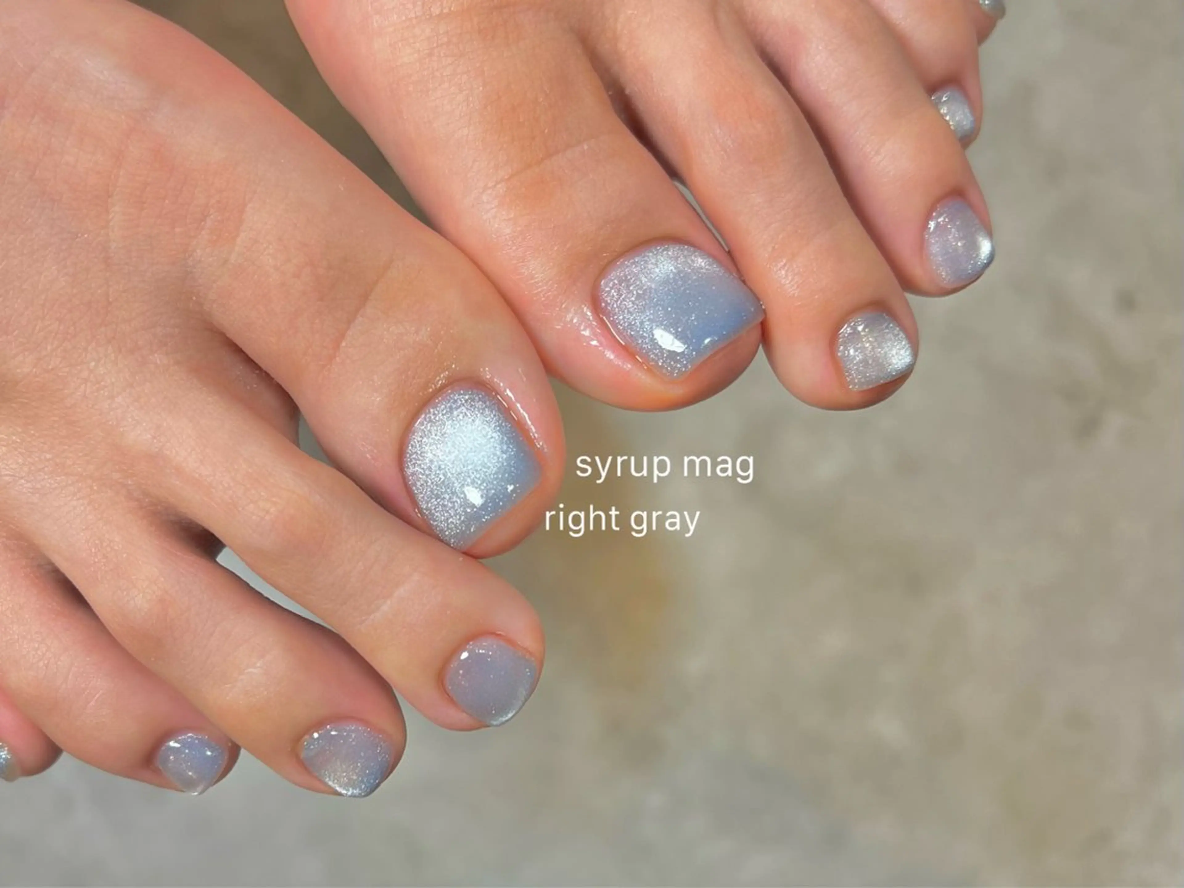 ネイル マグネットネイル フットネイル Nail Salon&School REPLENDA所属・REPLENDA/ azusa(石井梓)のネイルデザイン