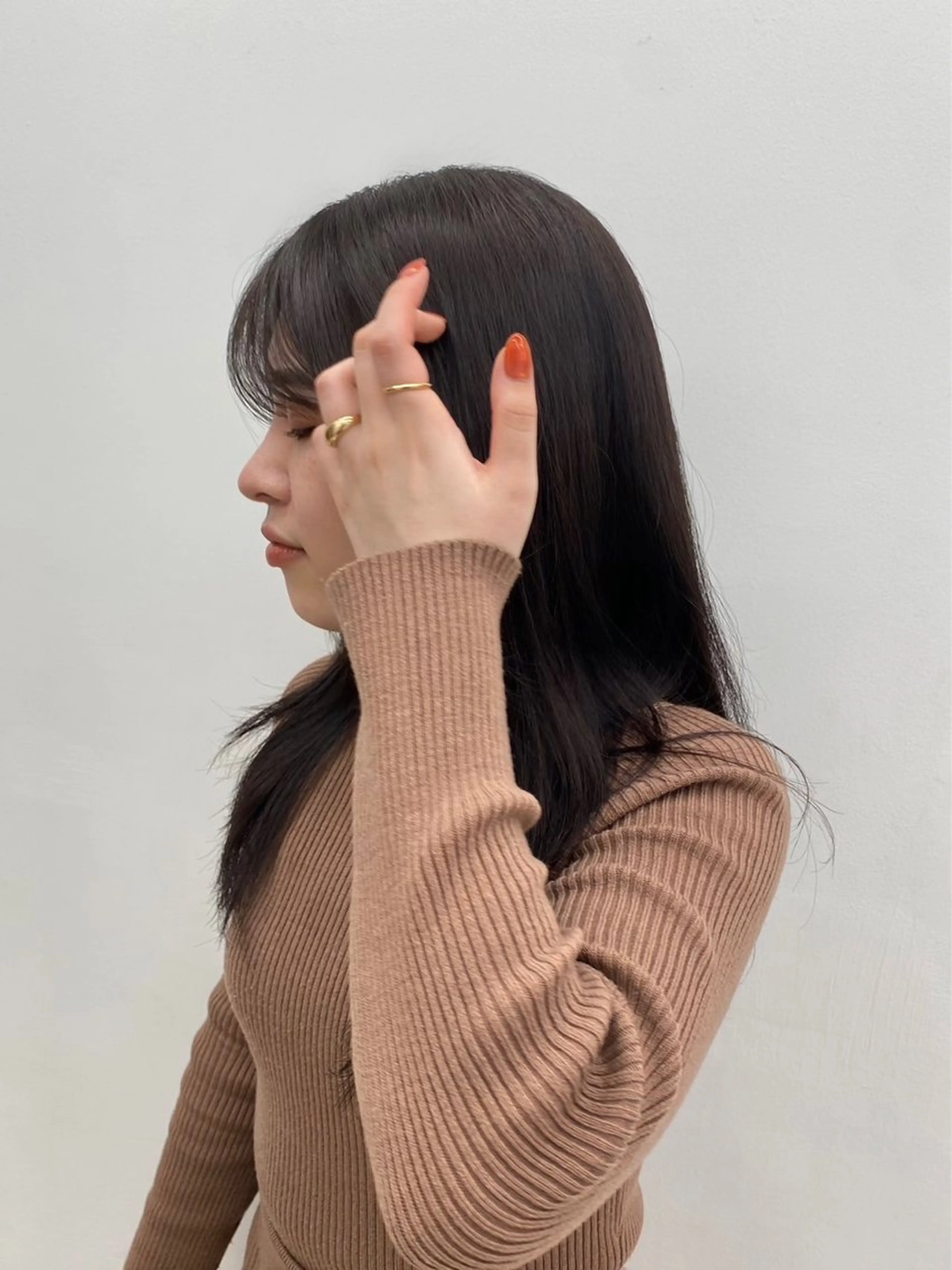 ロング カラー カット ヘアカラー トリートメント noa/ 渋谷のヘアスタイル