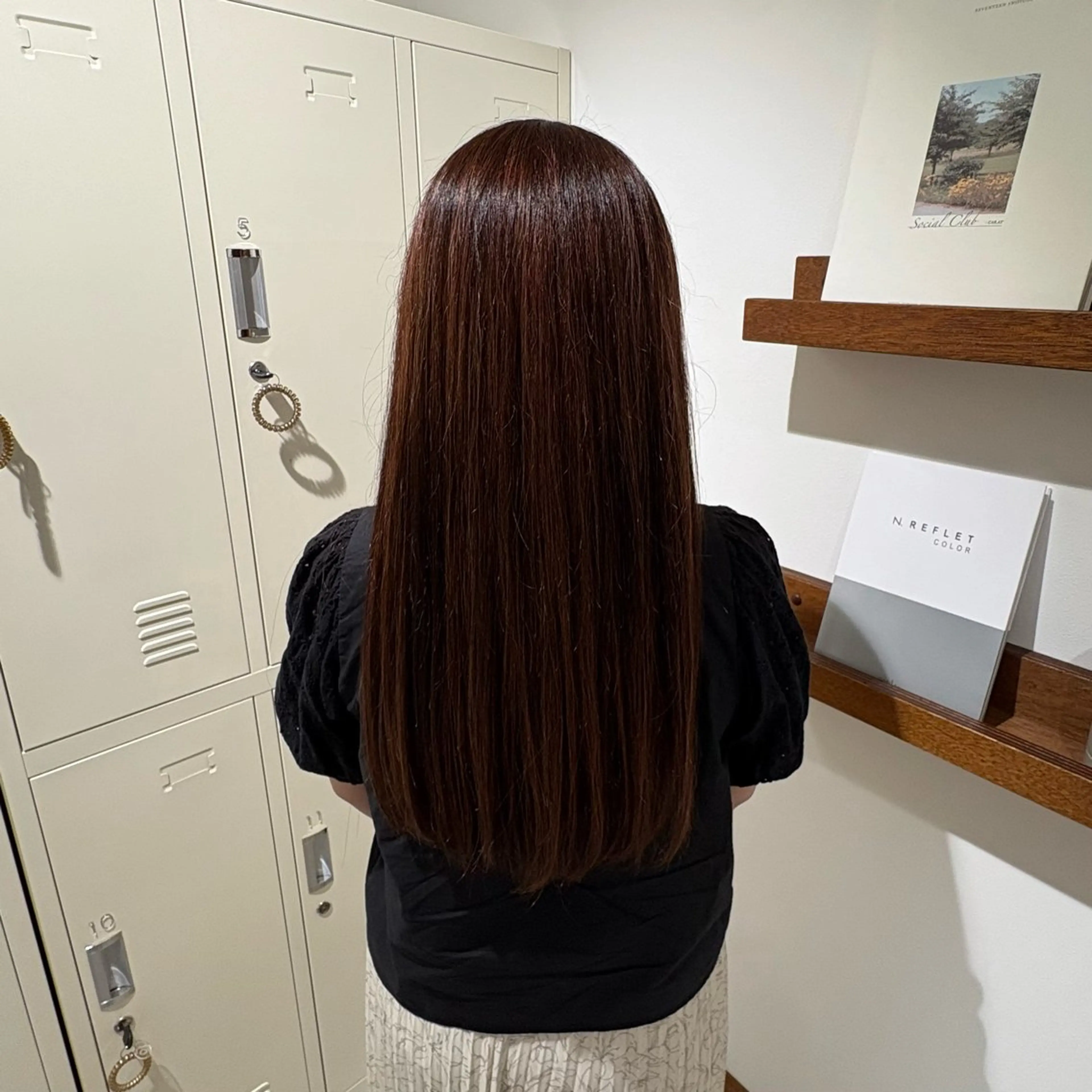 カラー ヘアカラー 藤波 愛佳のヘアスタイル
