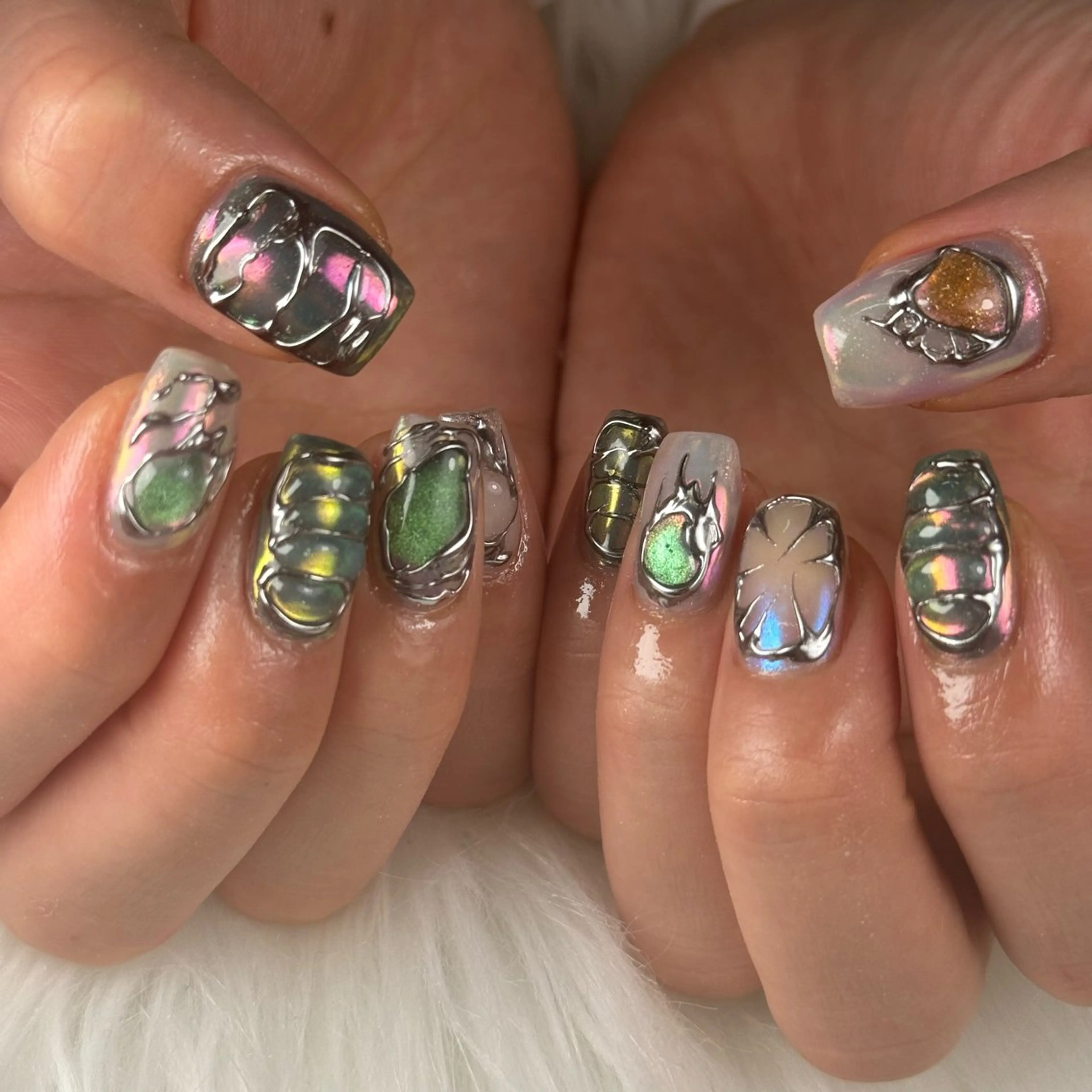 ネイル ハンドネイル Nail Salon L'arc所属・💊大阪/南船場 monica🧠のネイルデザイン