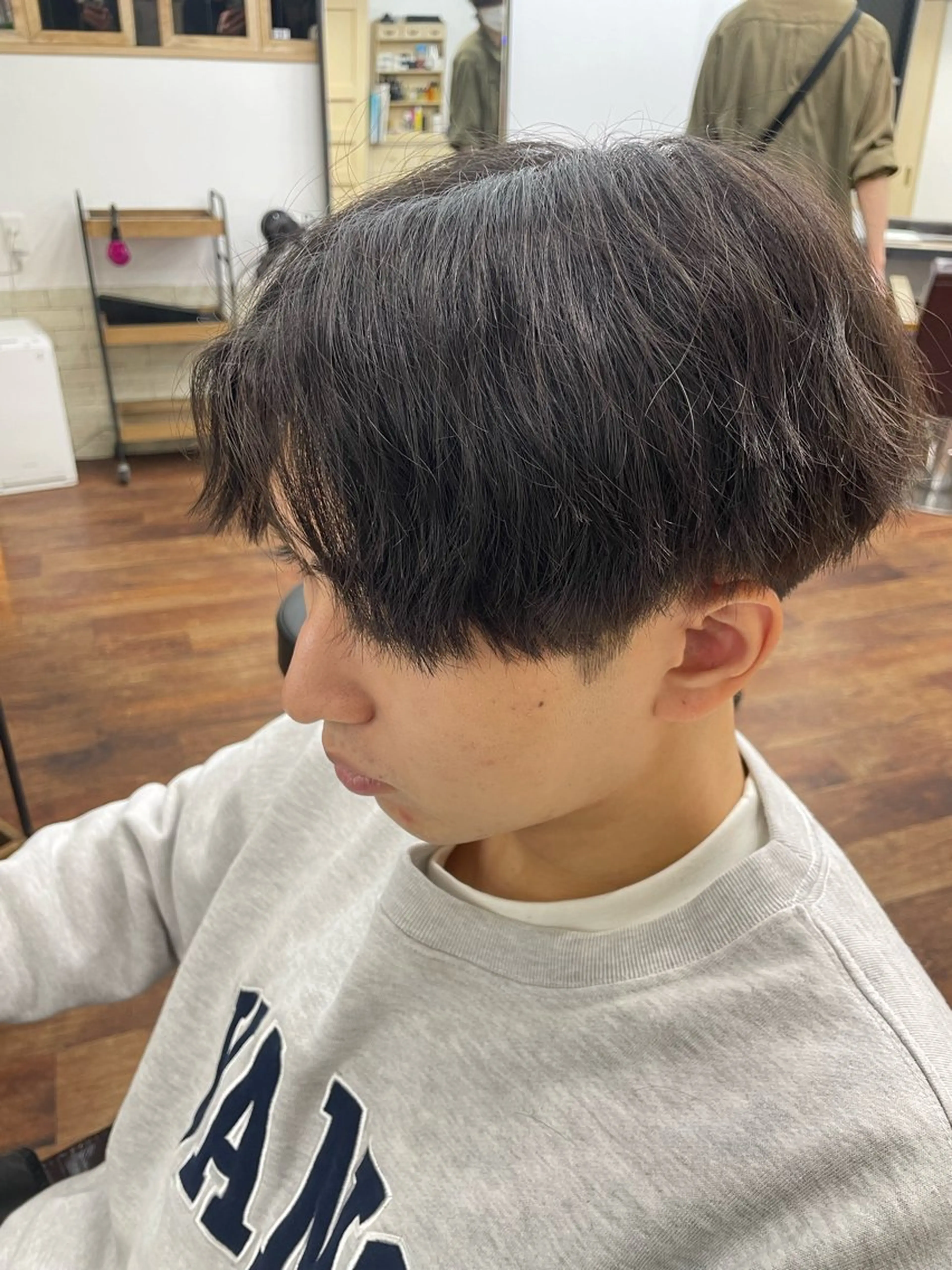ショート メンズ センターパート Ritsuki メンズ特化😎のヘアスタイル