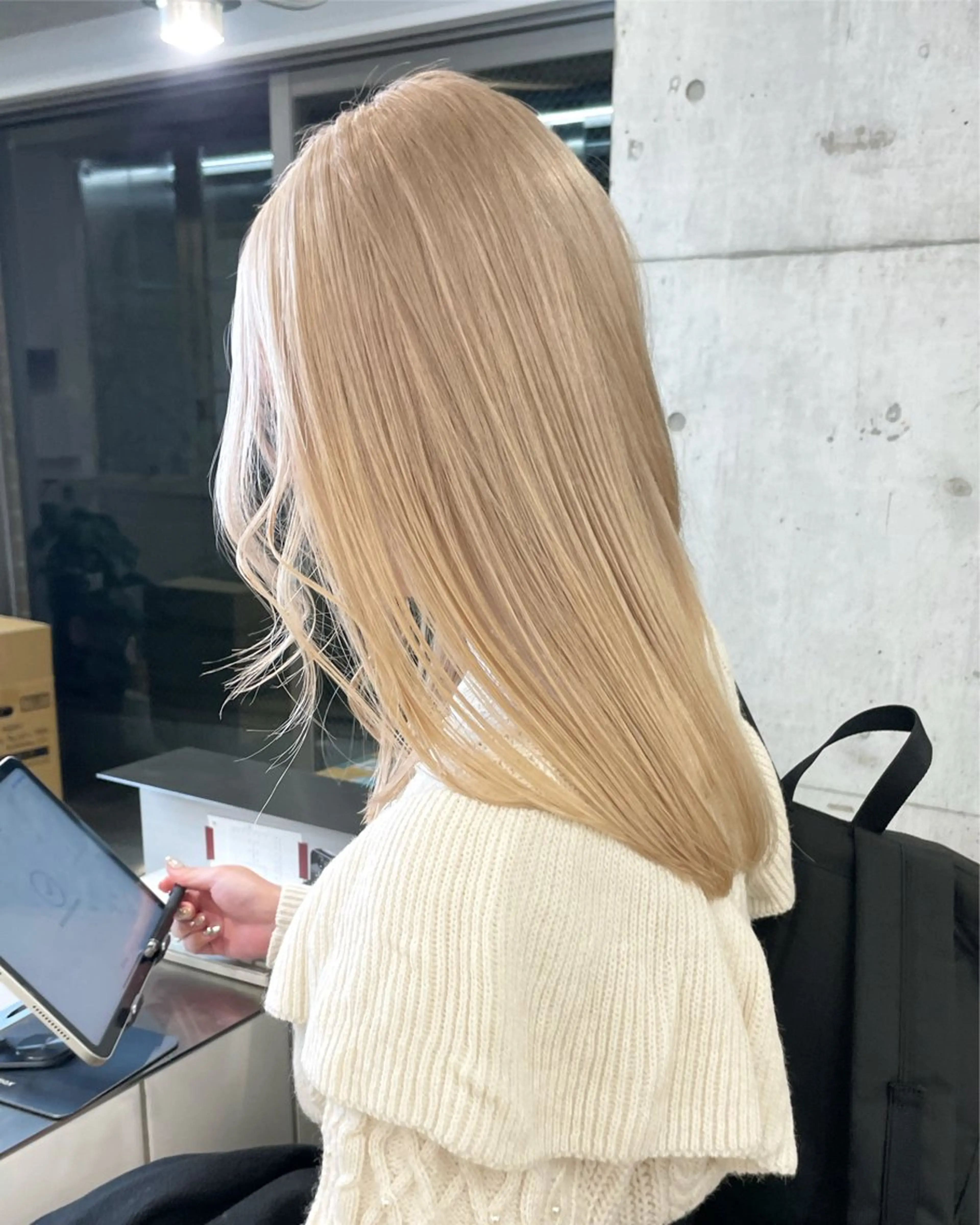 セミロング ヘアカラー トリートメント ボブカット 💎坪谷のヘアスタイル