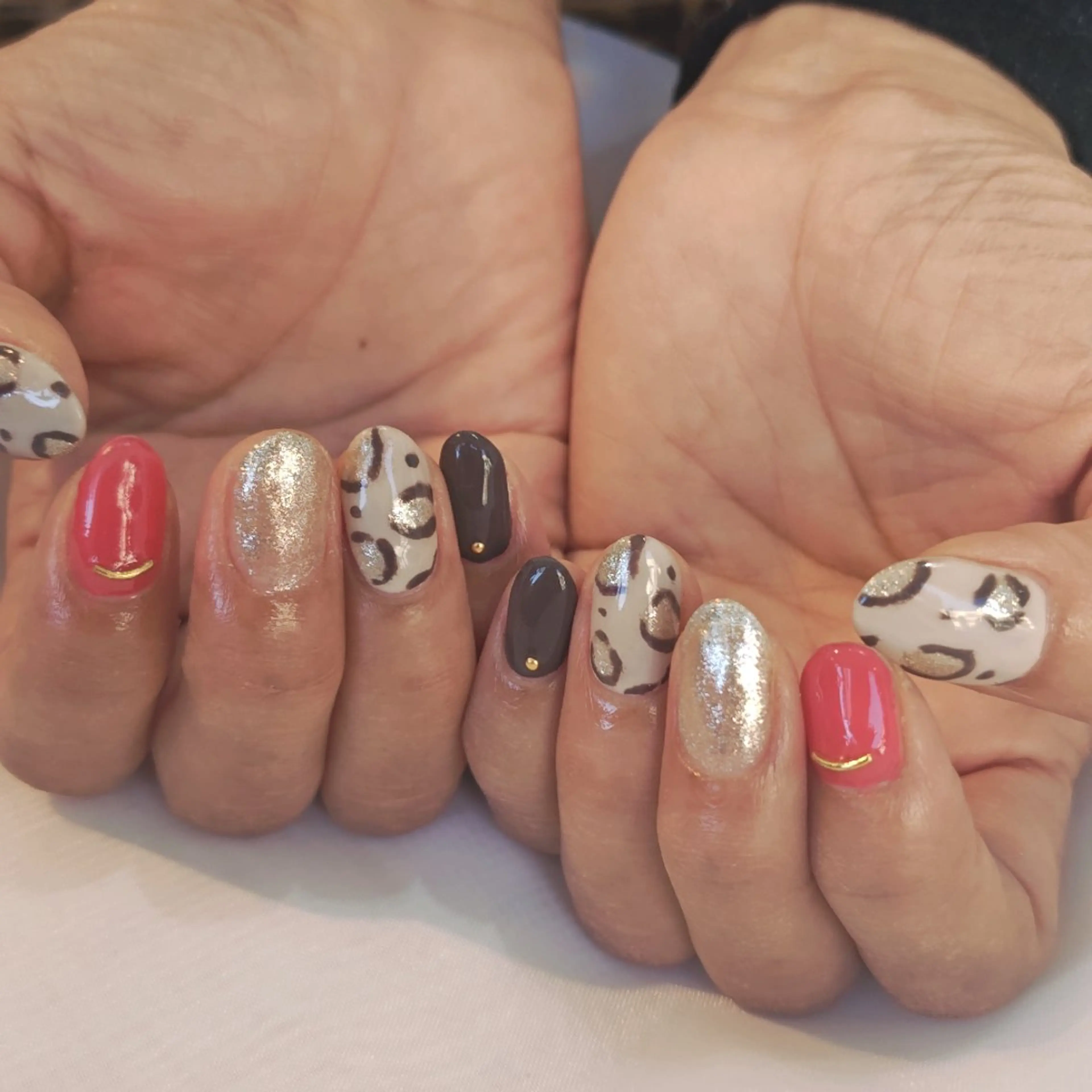 ネイル アニマル柄 ハンドネイル felicita服部店所属・felicita fumi♡のネイルデザイン