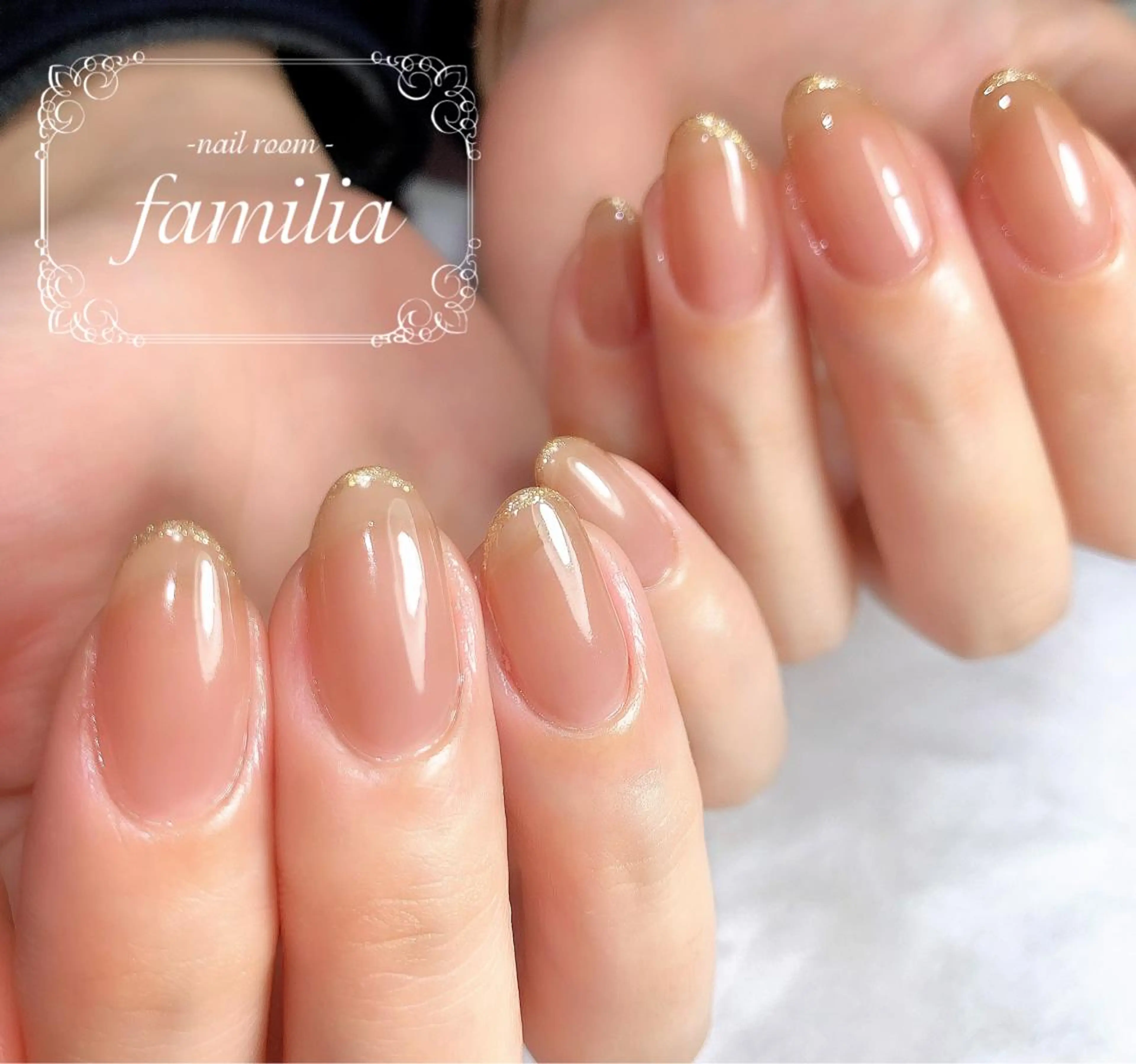 ネイル ラメ(グリッター) ハンドネイル -nailroom- familiaのネイルデザイン
