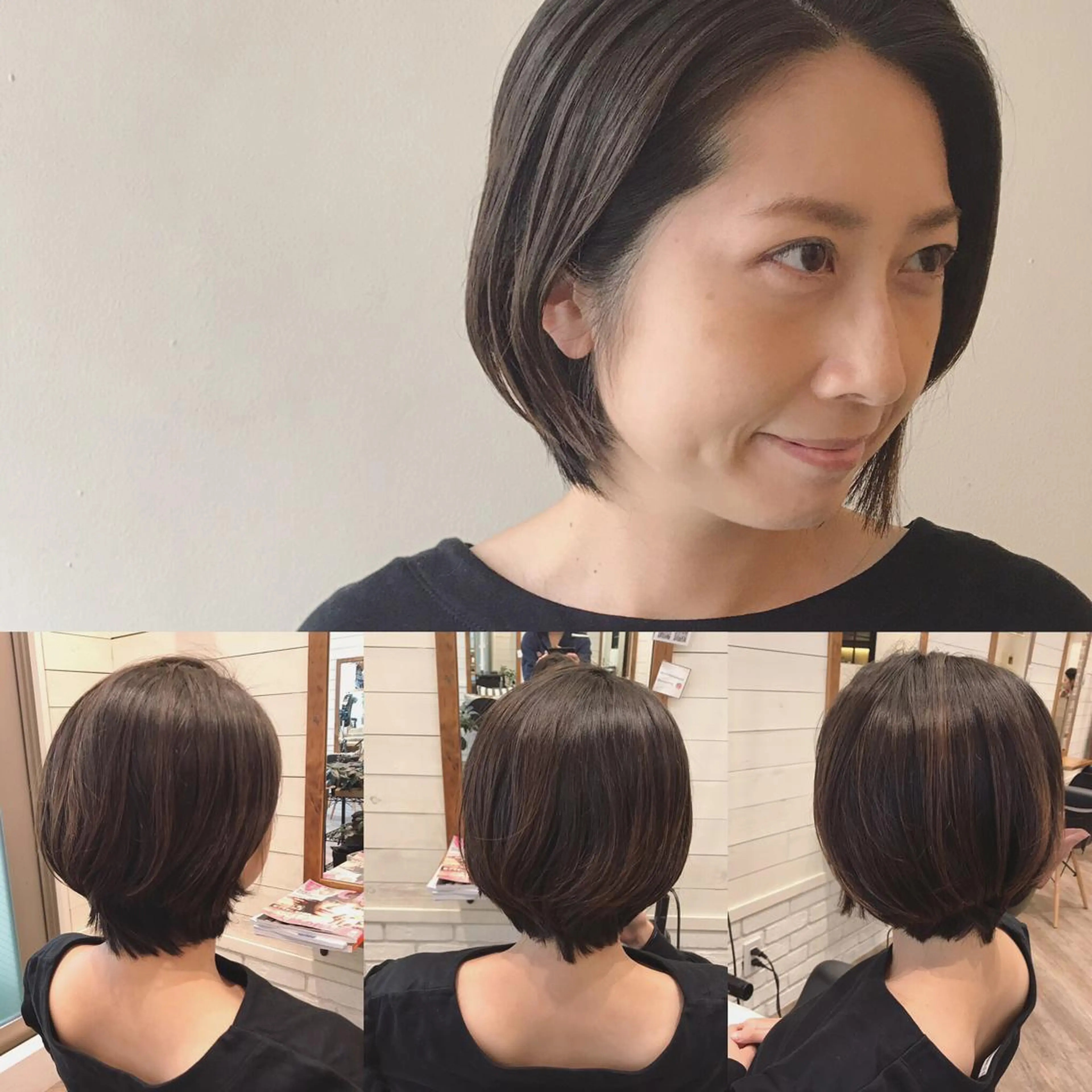 ショート カラー ヘアアレンジ ショートボブ ボブ ショートヘア ⭐️ アユミ⭐️のヘアスタイル