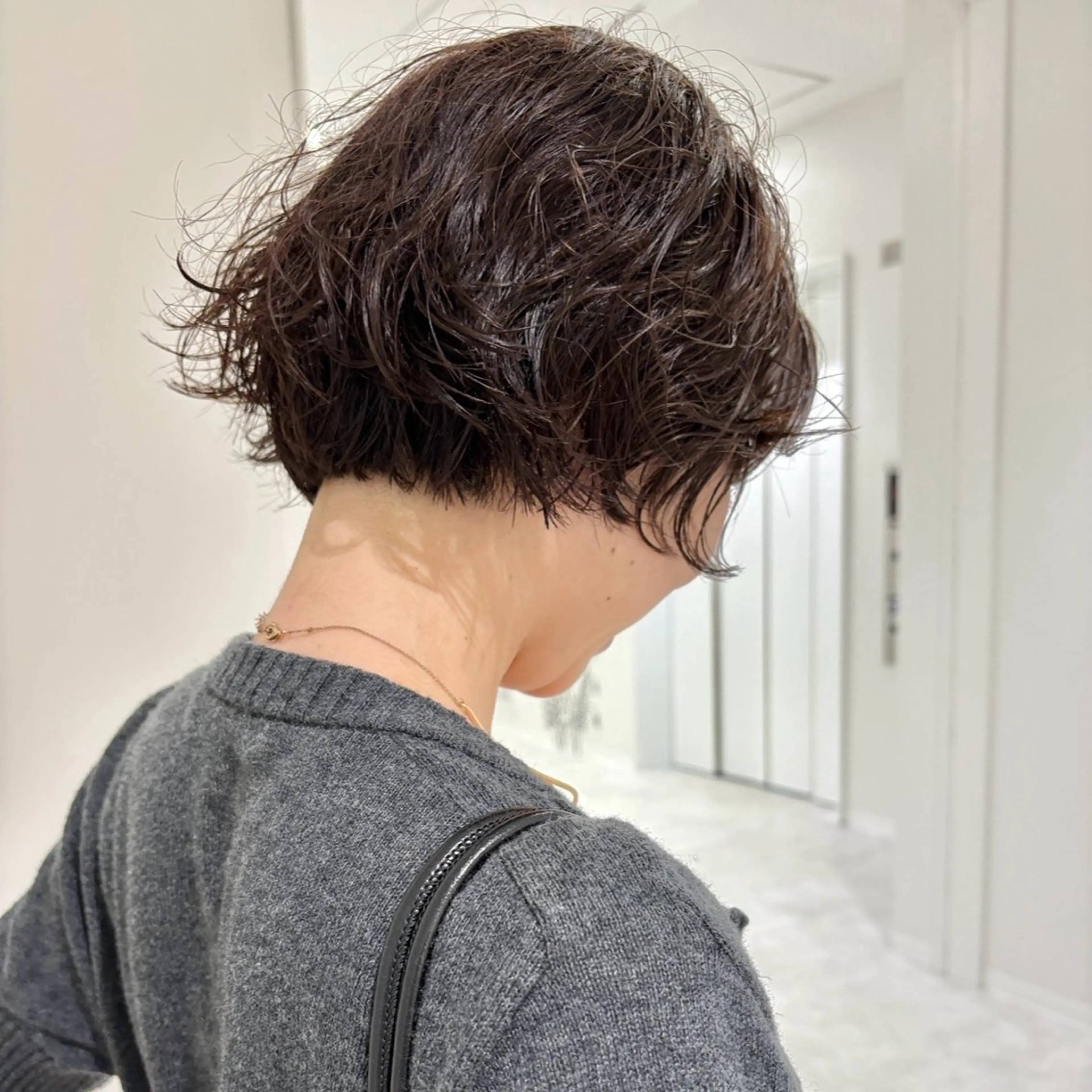 ショート パーマ ボブ カット パーマ ヘアセット 🌿ニュアンスパーマ /ショート淳平のヘアスタイル