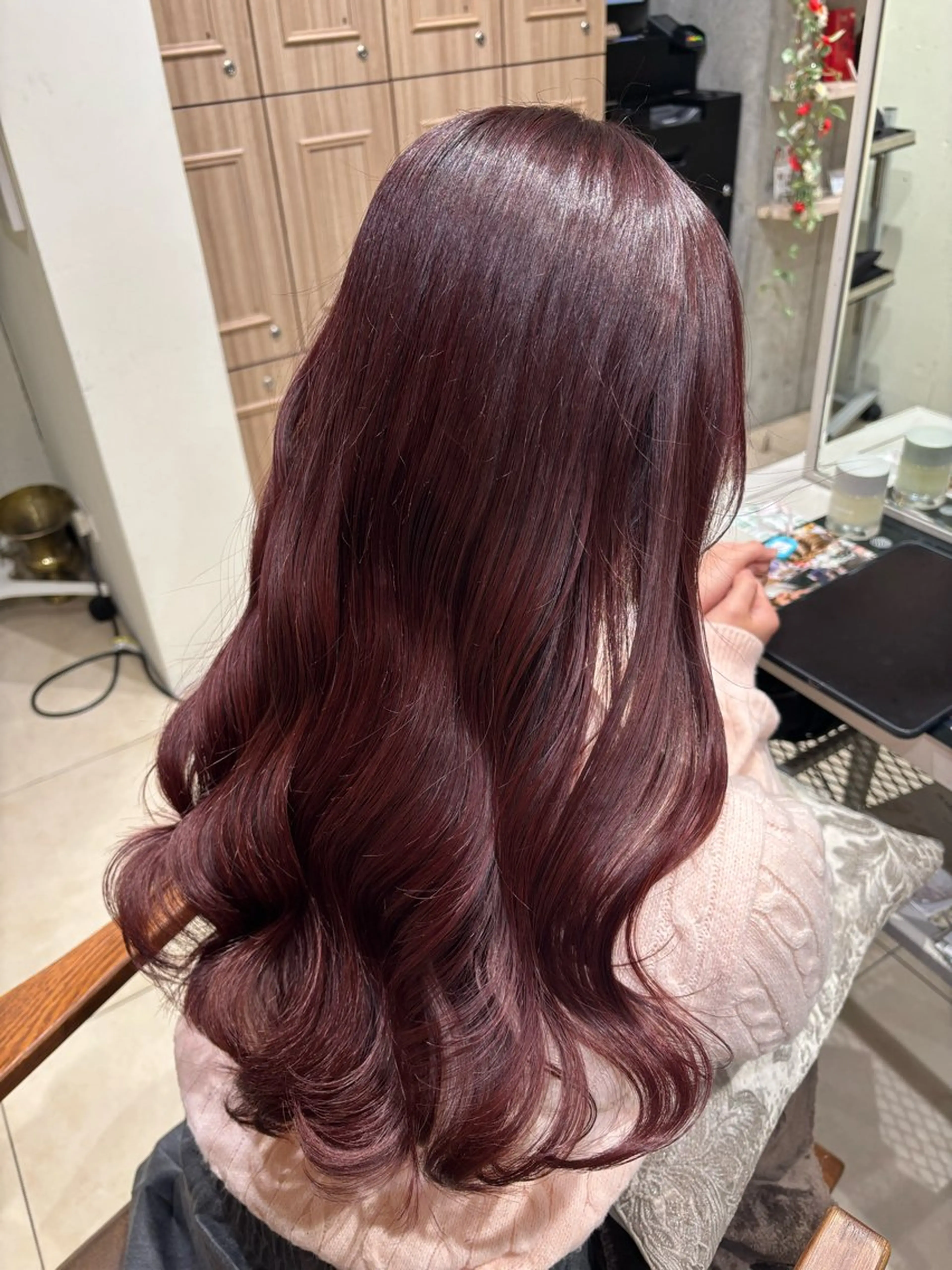 セミロング トリートメント Rin/寒色系カラー 🦋/うる艶ヘア🫧のヘアスタイル