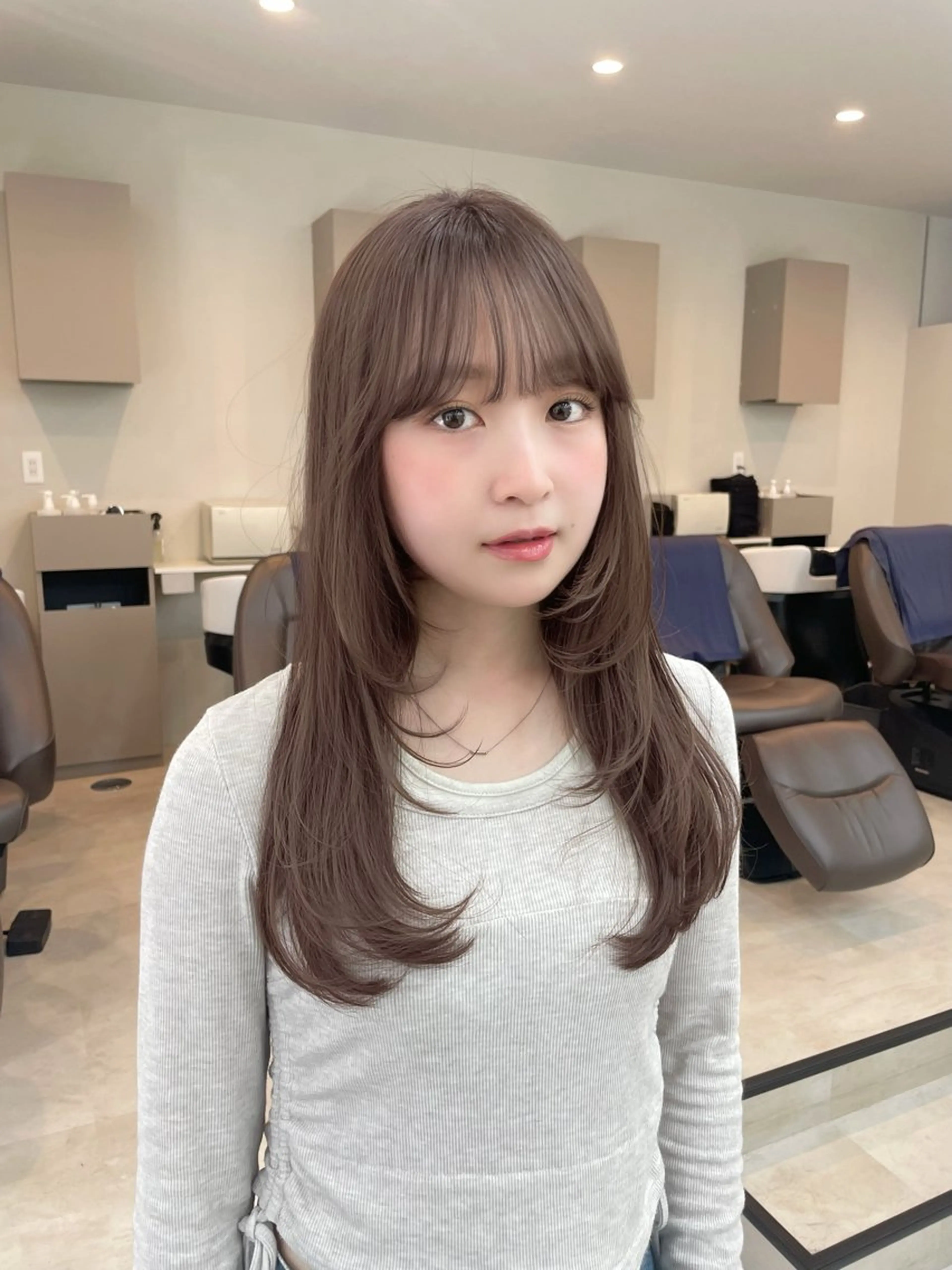 ロング レイヤーカット カット sora/ボブ/ レイヤーカットのヘアスタイル