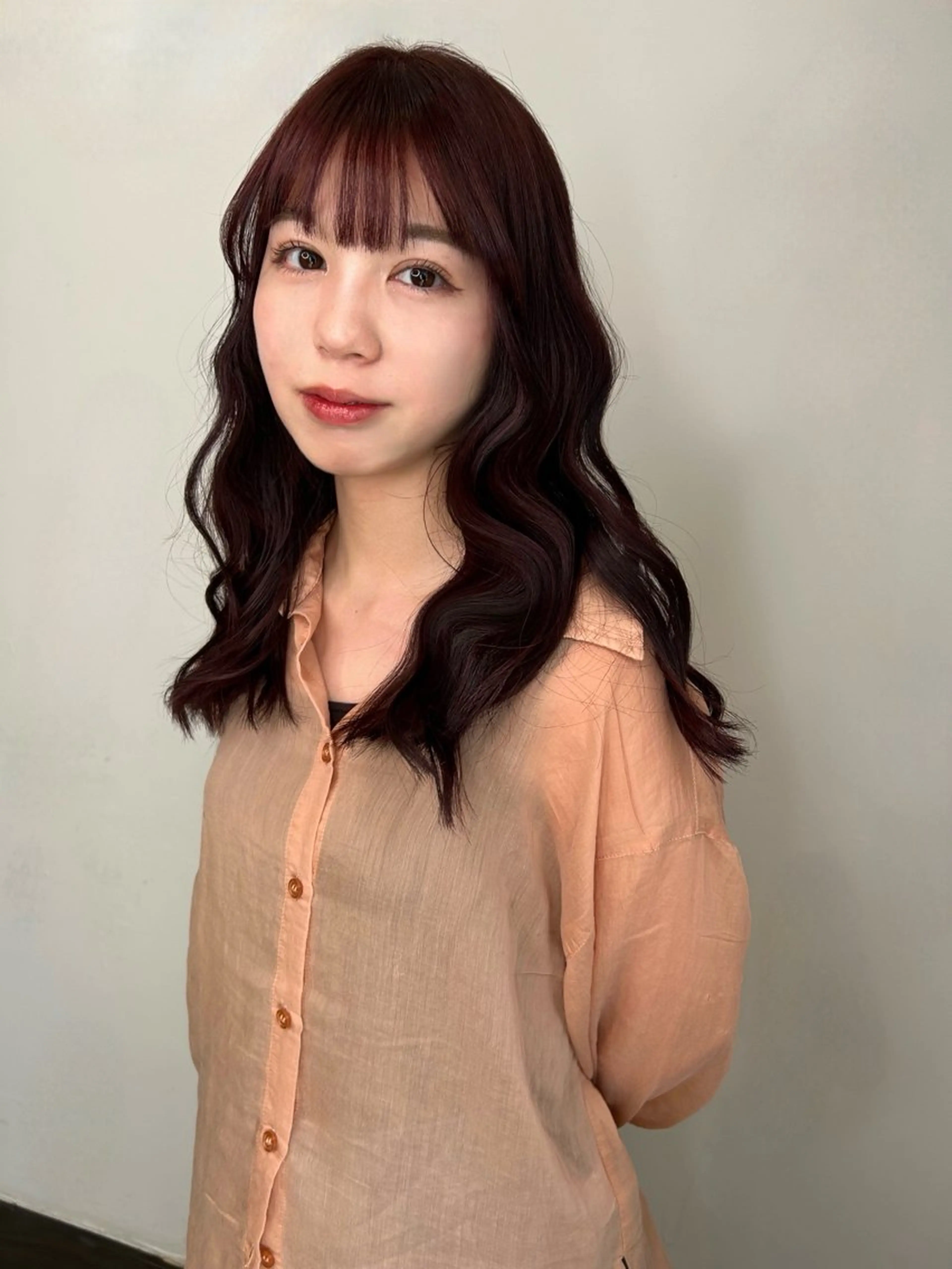 ロング カラー land所属・透明感カラー/レイヤ ー🌙Honokaのヘアスタイル