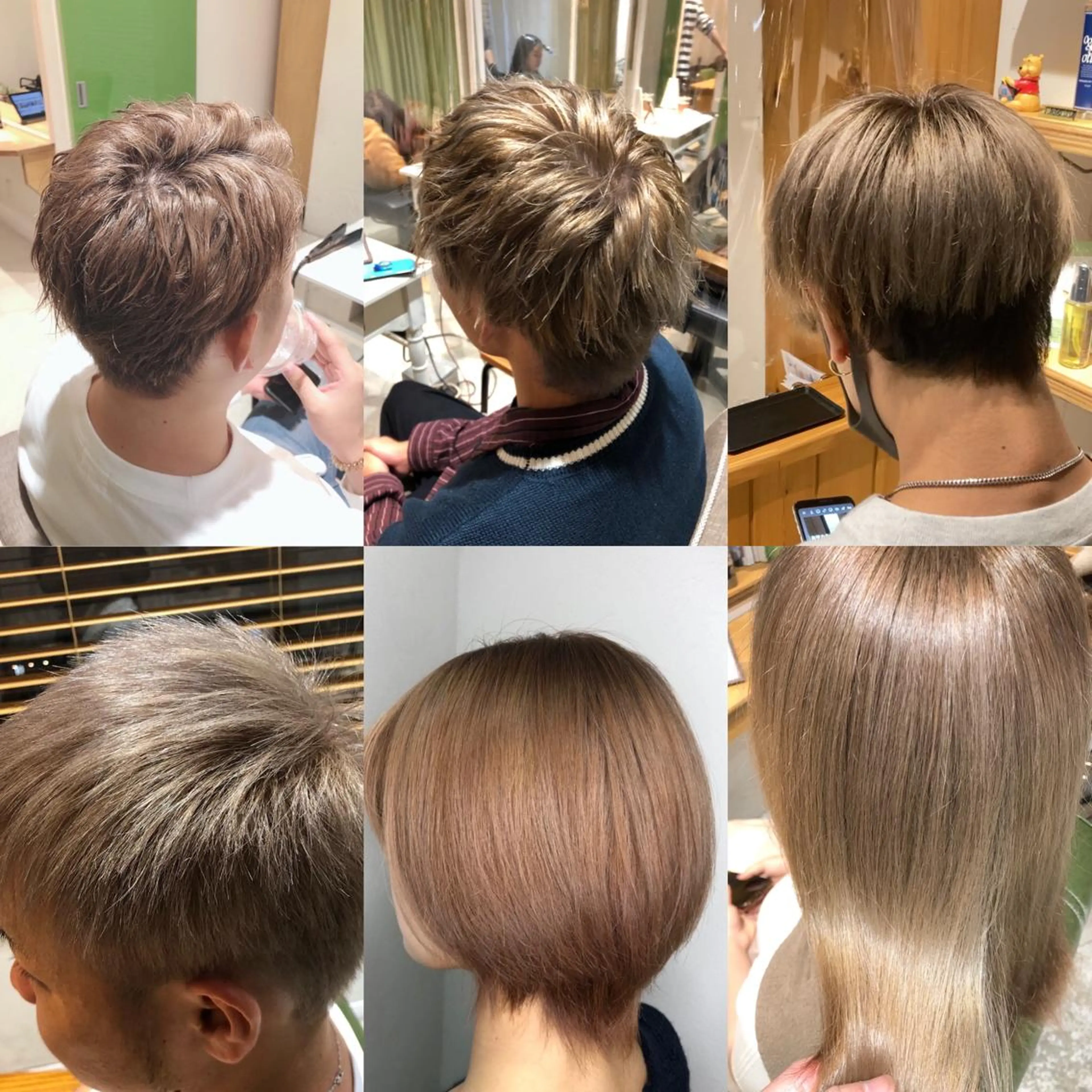 ショート 新宿韓国風レイヤー カット内田智大のヘアスタイル