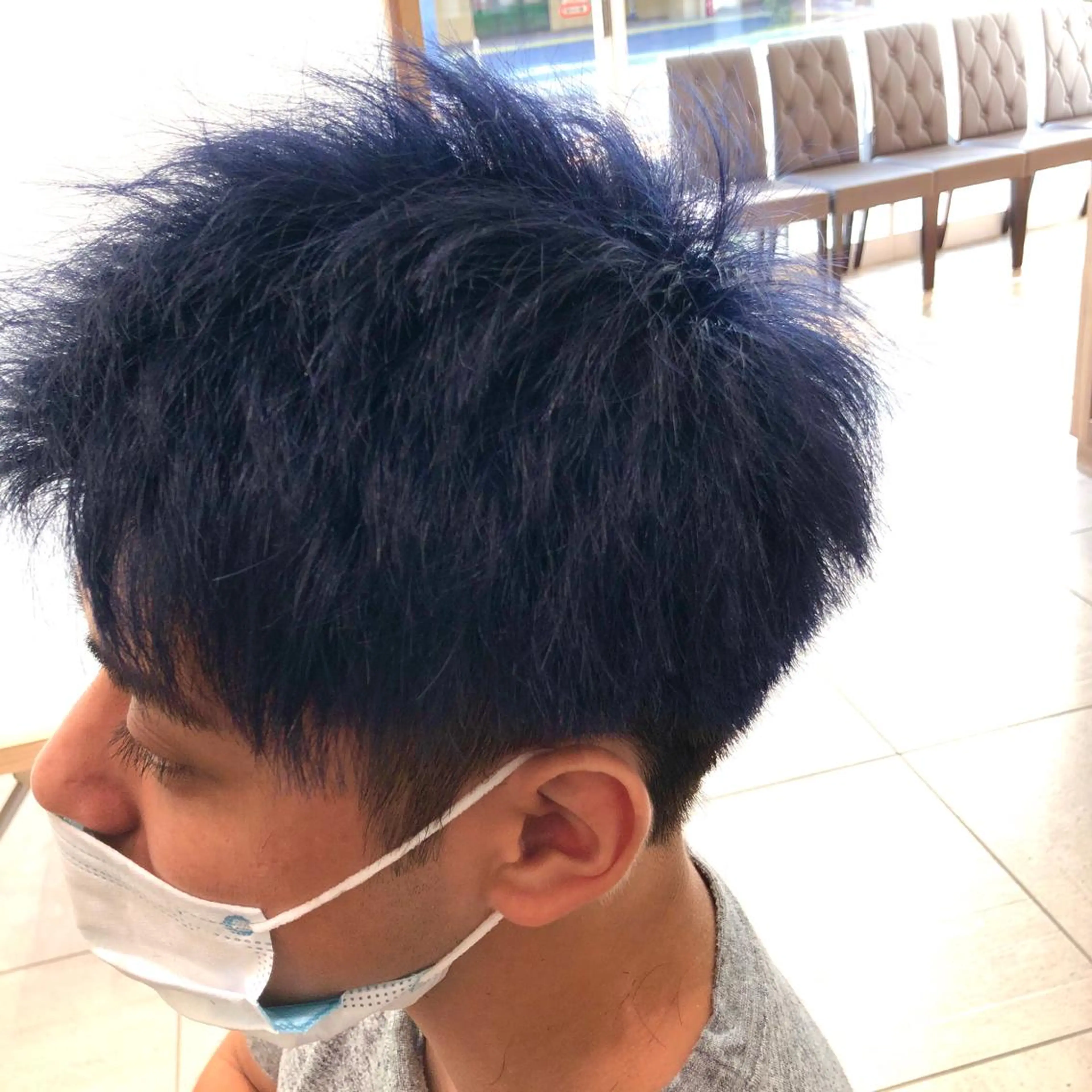 カラー メンズ ヘアカラー トリートメント ナカタケ ユウのヘアスタイル