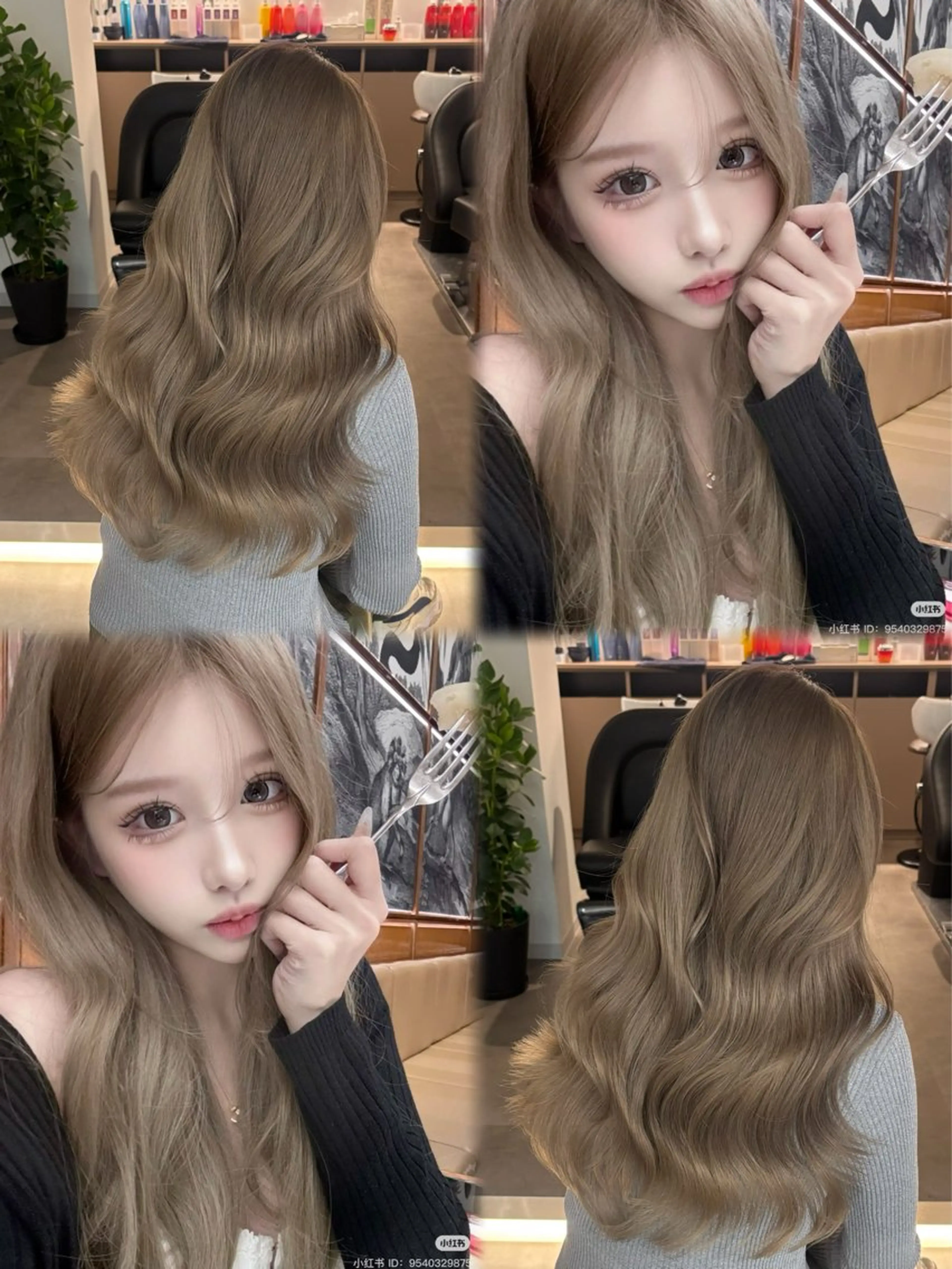 ロング カラー ベージュカラー ブリーチ ブラウンカラー ケアブリーチ カシス ヘアカラー トリートメント 艶感×抜け感hair /ReLit 正源のヘアスタイル