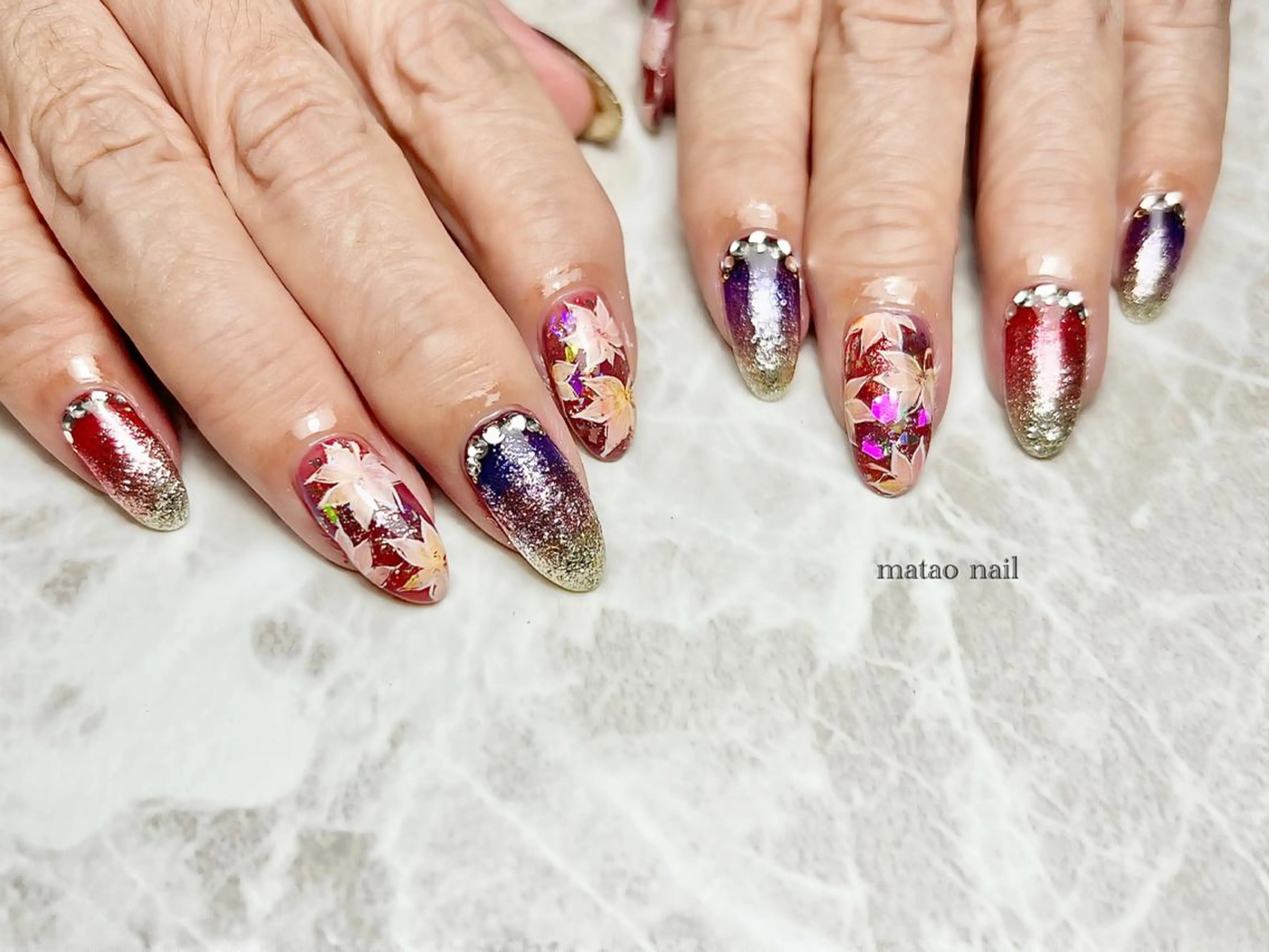 ネイル ハンドネイル フットネイル matao nailのネイルデザイン
