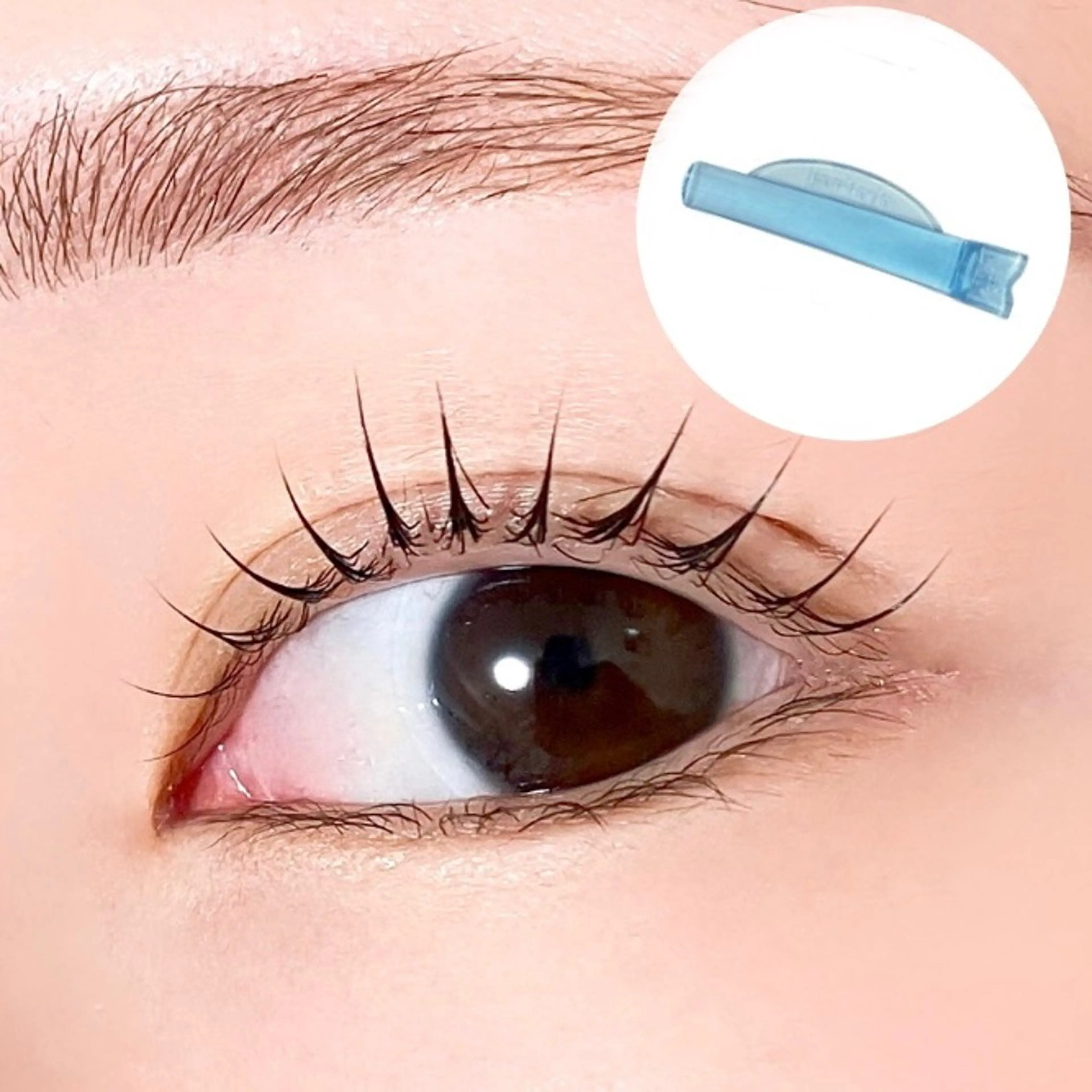 マツエク・マツパ 束感まつ毛 韓国風マツエク パリジェンヌラッシュリフト まつげパーマ 一重×まつ毛パーマ 渋谷／束感まつげ パーマ／YUKIのマツエク・マツパデザイン