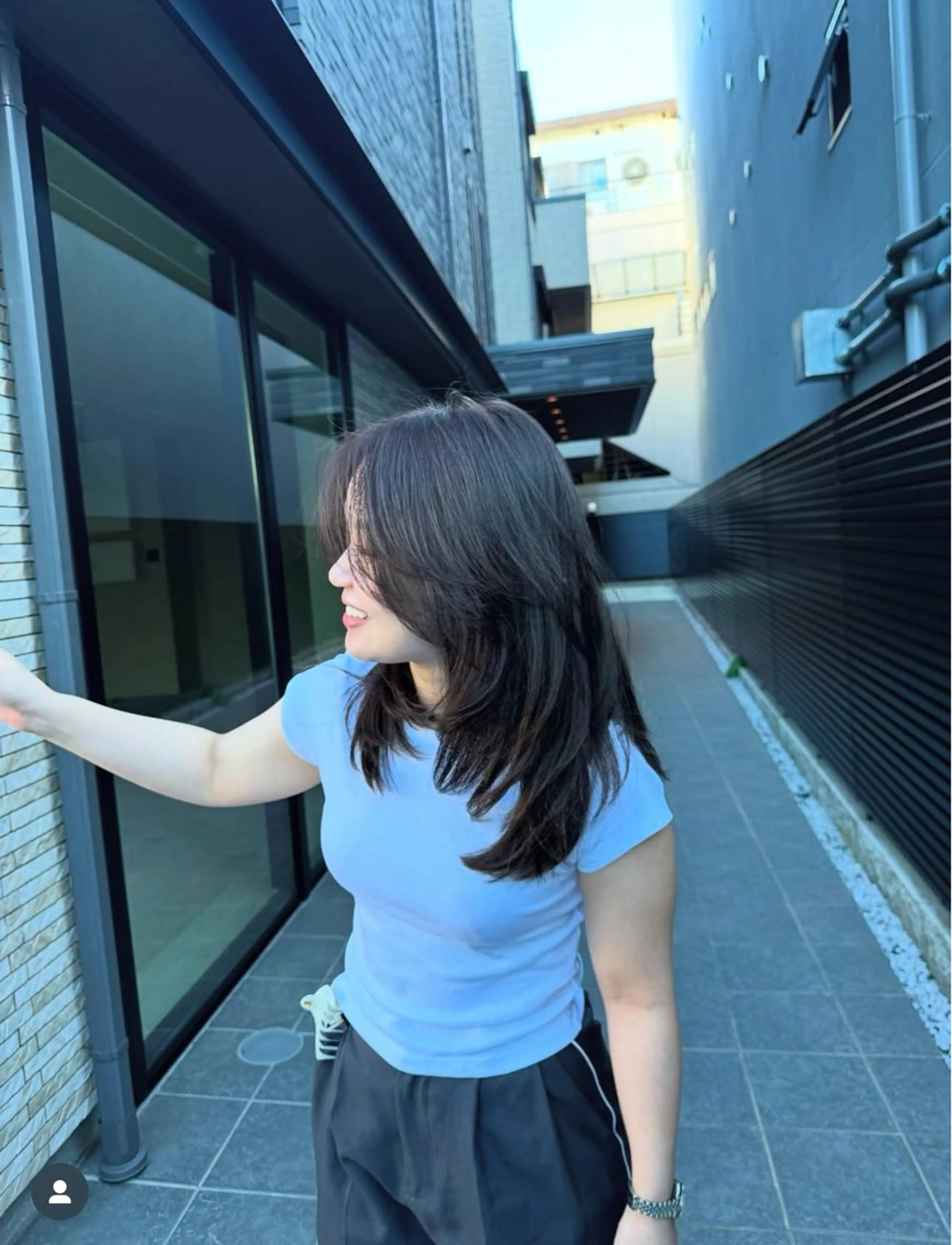 レイヤーカットの写真