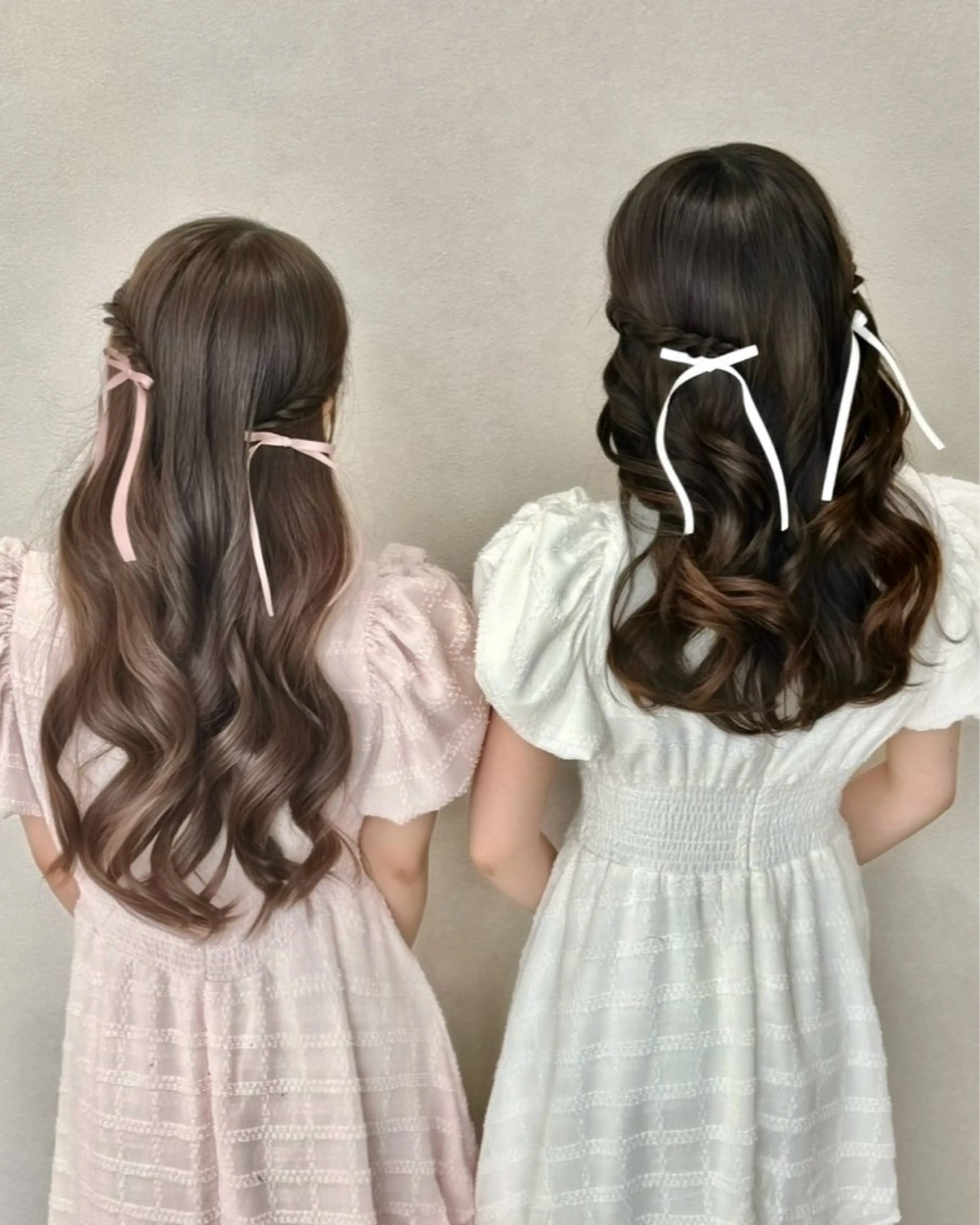 ロング ヘアアレンジ ヘアセット 𝒎𝒐𝒆🩰 名駅/ヘアメ/韓国風のヘアスタイル
