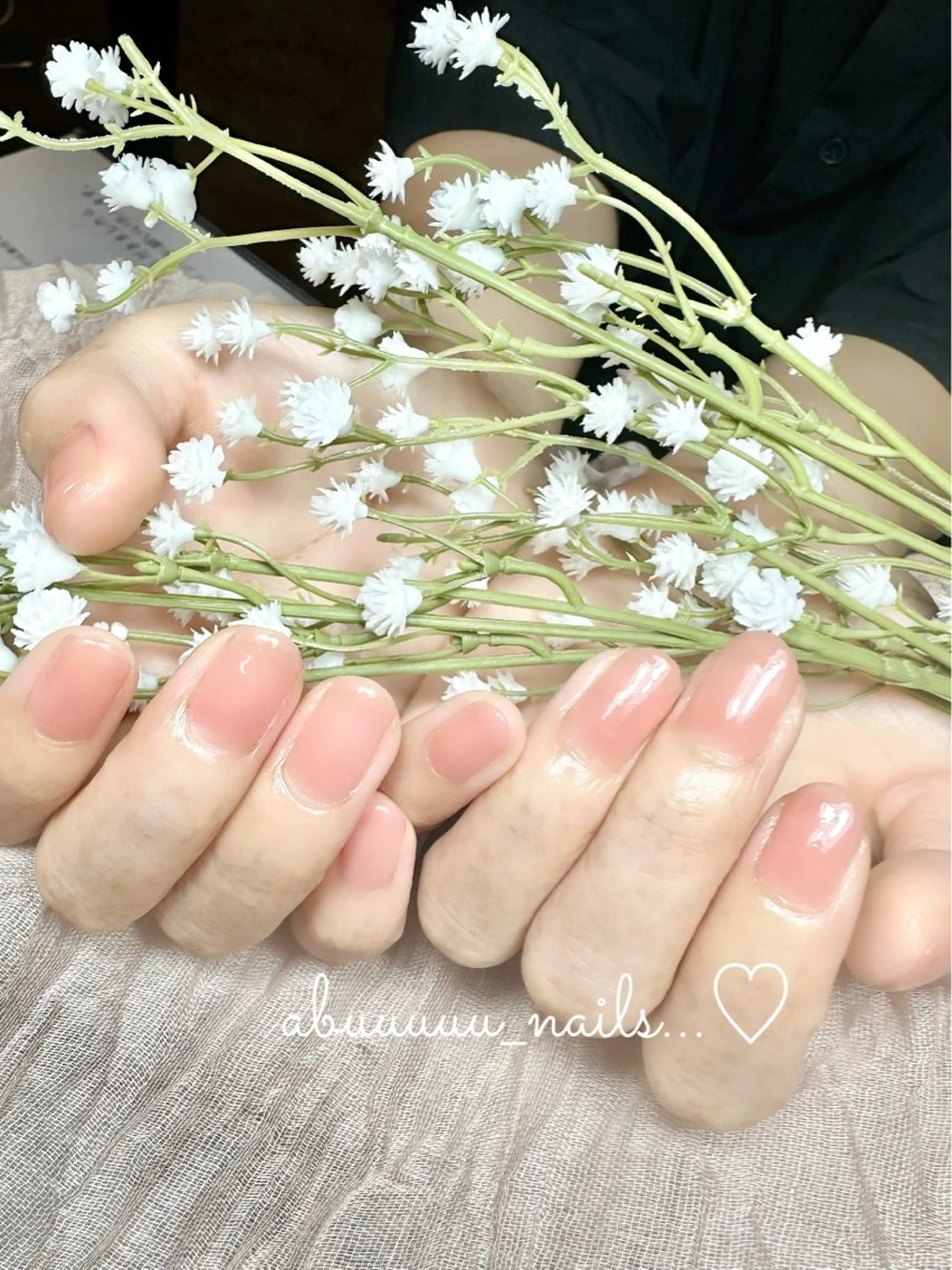 ネイル ワンカラーネイル abuuuuu nailsのネイルデザイン