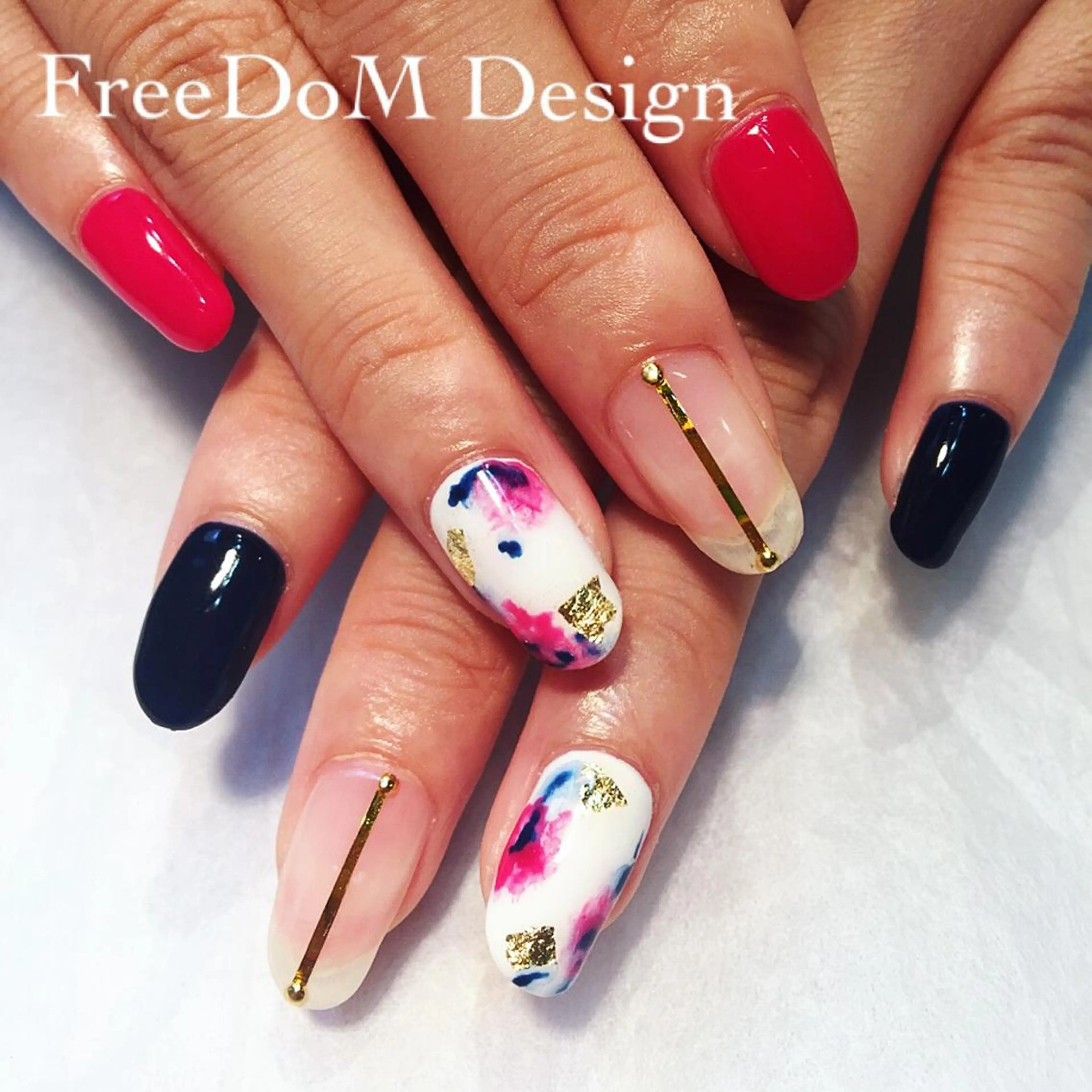 ネイル アートネイル ＦreeDoＭ   Design所属・W KUMIのネイルデザイン
