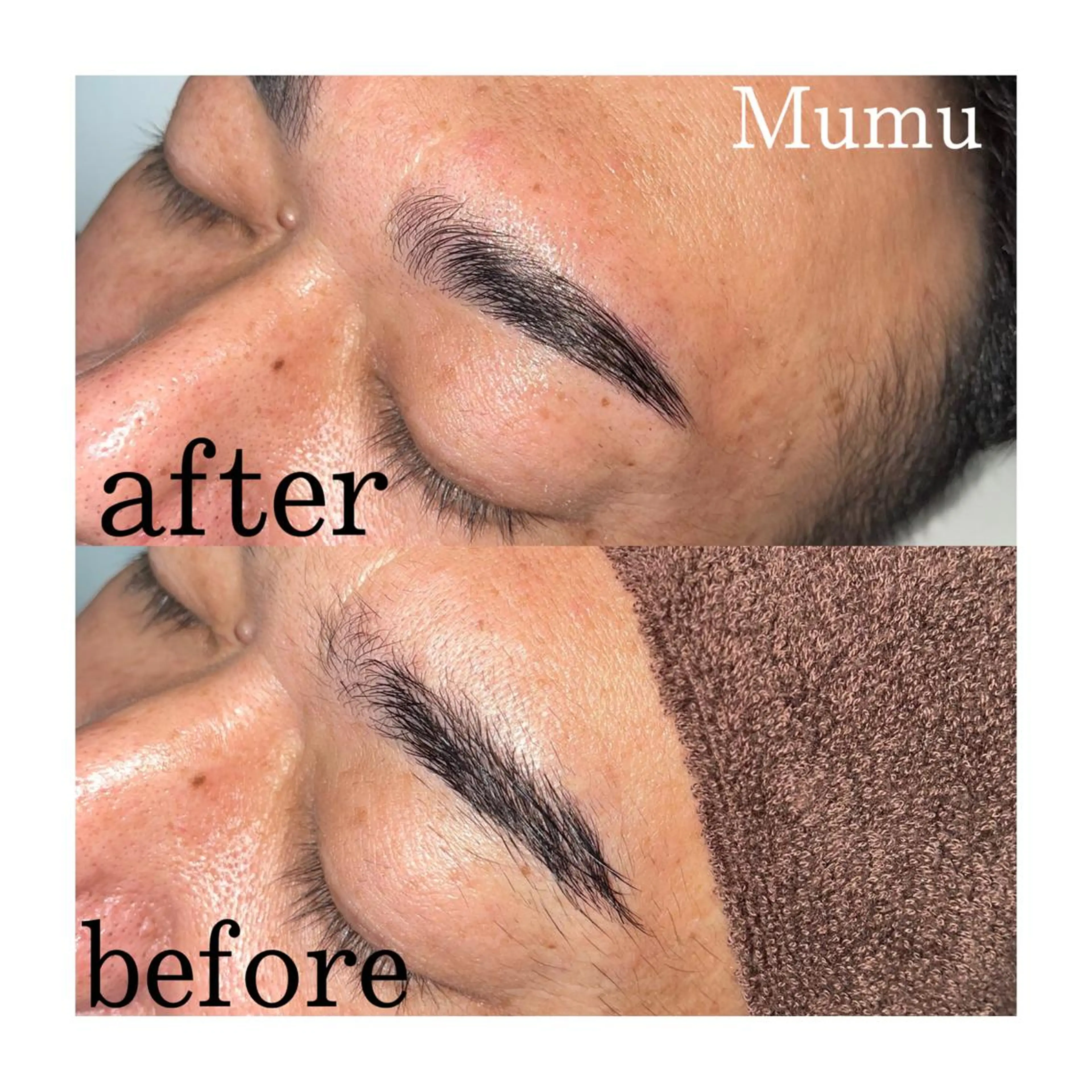 パーマ メンズ アイブロウ メンズアイブロウ Mumu所属・Mumu HBLの眉毛・アイブロウイメージ