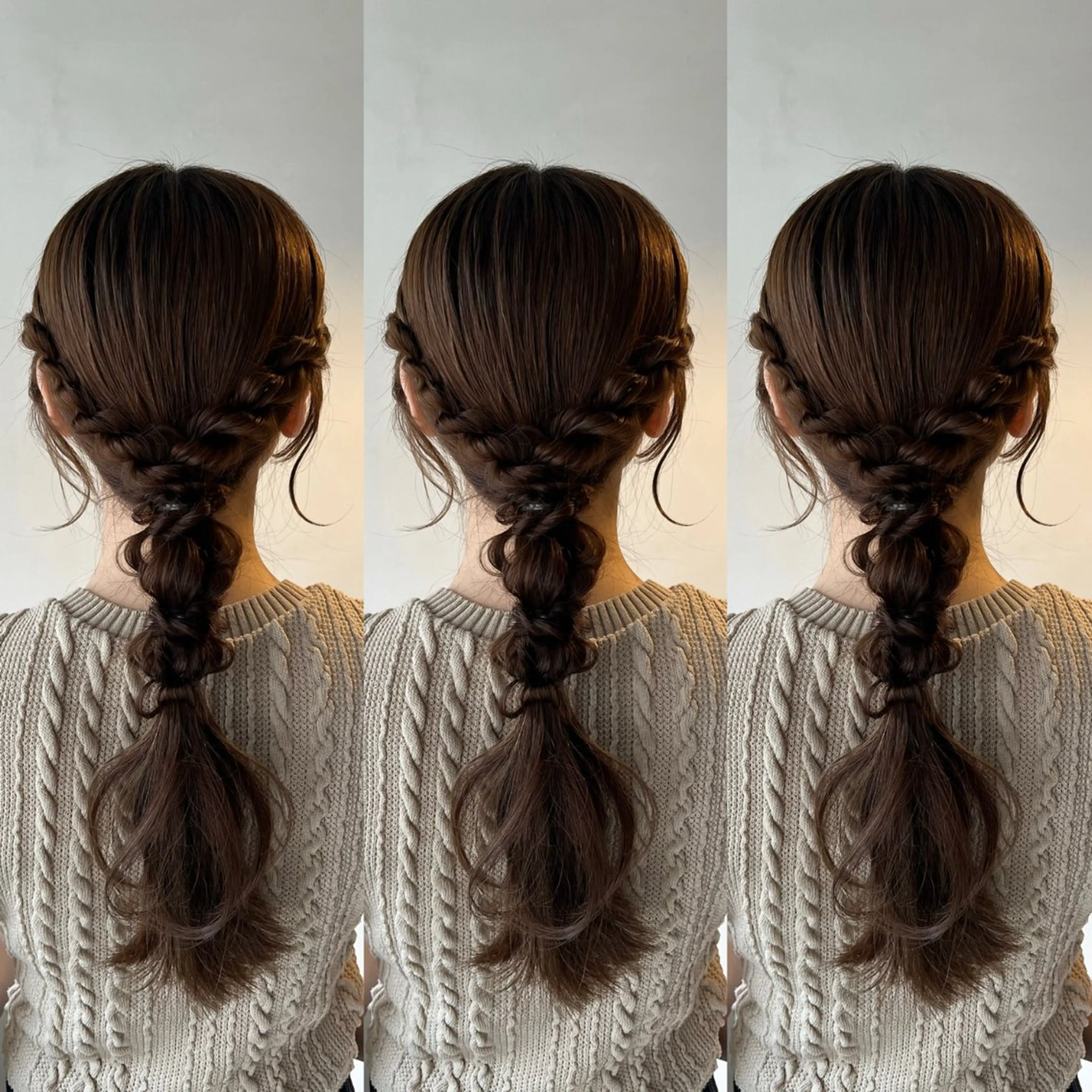 ヘアアレンジ ヘアセット アレンジ/ブラウン カラー HARU🕯のヘアスタイル