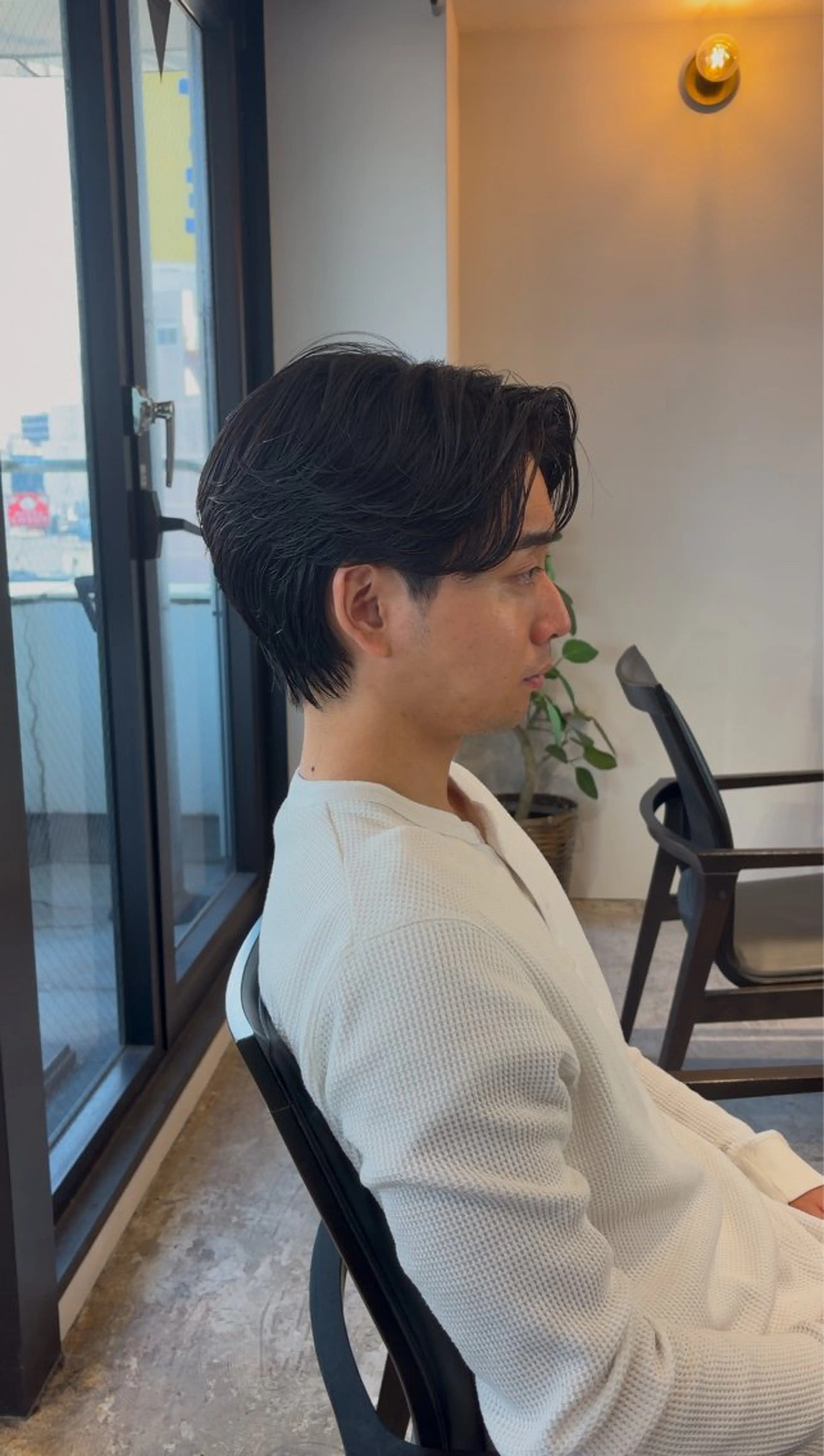 パーマ メンズ カット パーマ 心櫻/メンズパーマ/ ニュアンス/フェザーのヘアスタイル