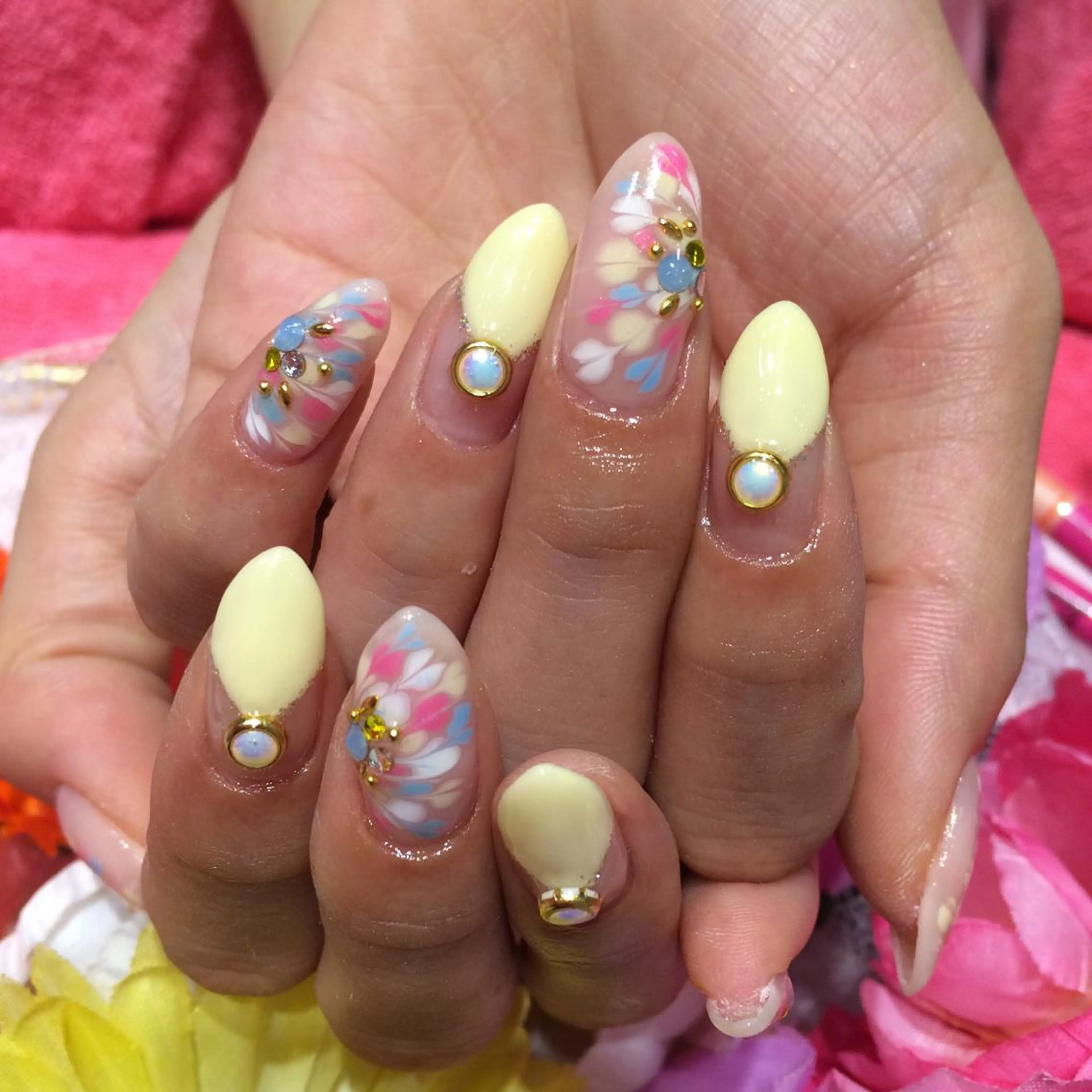 ネイル ハート ピーコックネイル maison　opus所属・nailartist lisaのネイルデザイン