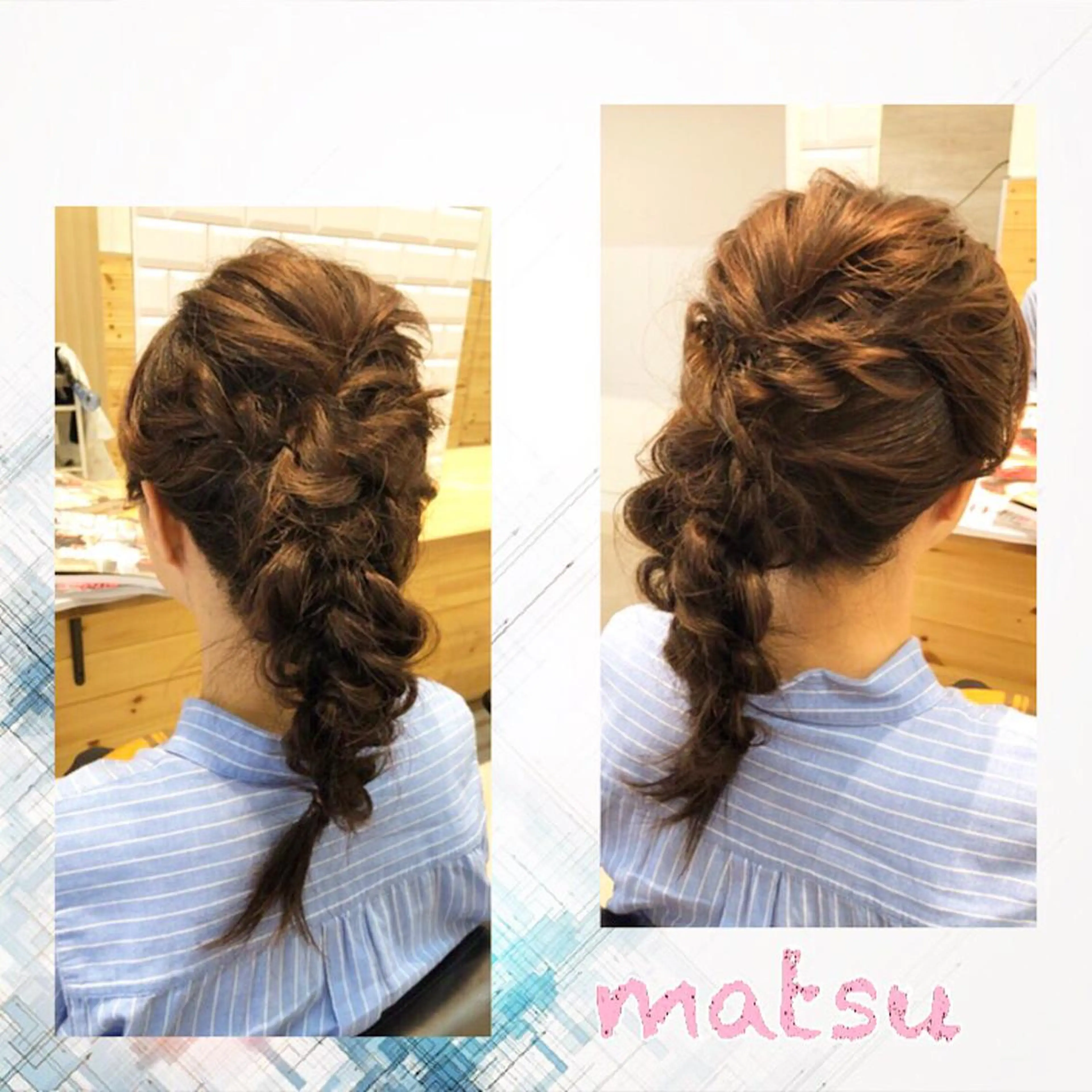 ヘアアレンジ 結婚式・ブライダル MATSU 🌟韓国🇰🇷のヘアスタイル