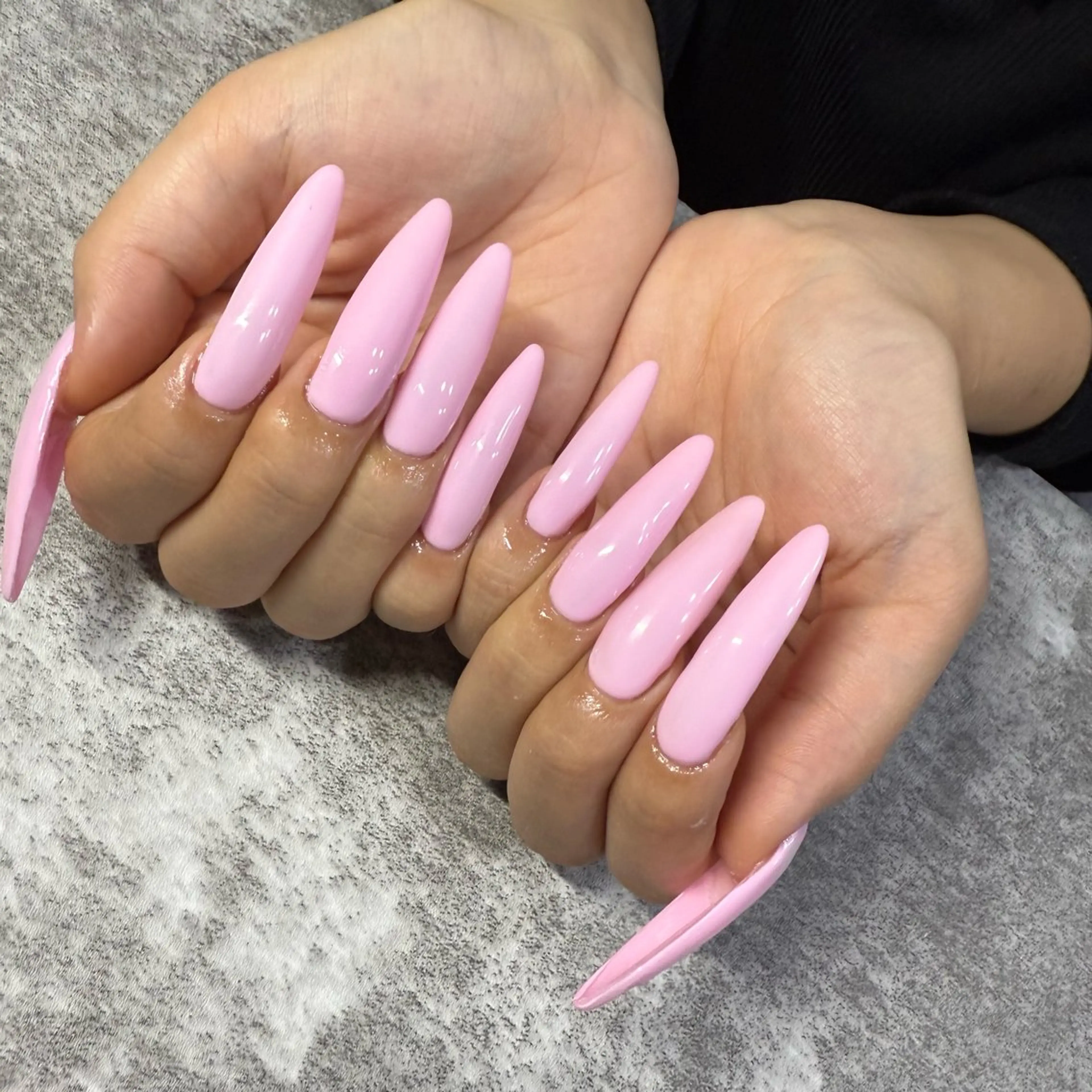 ネイル ロングネイル ピンク スーパーロングネイル ハンドネイル ★Rinail... .のネイルデザイン