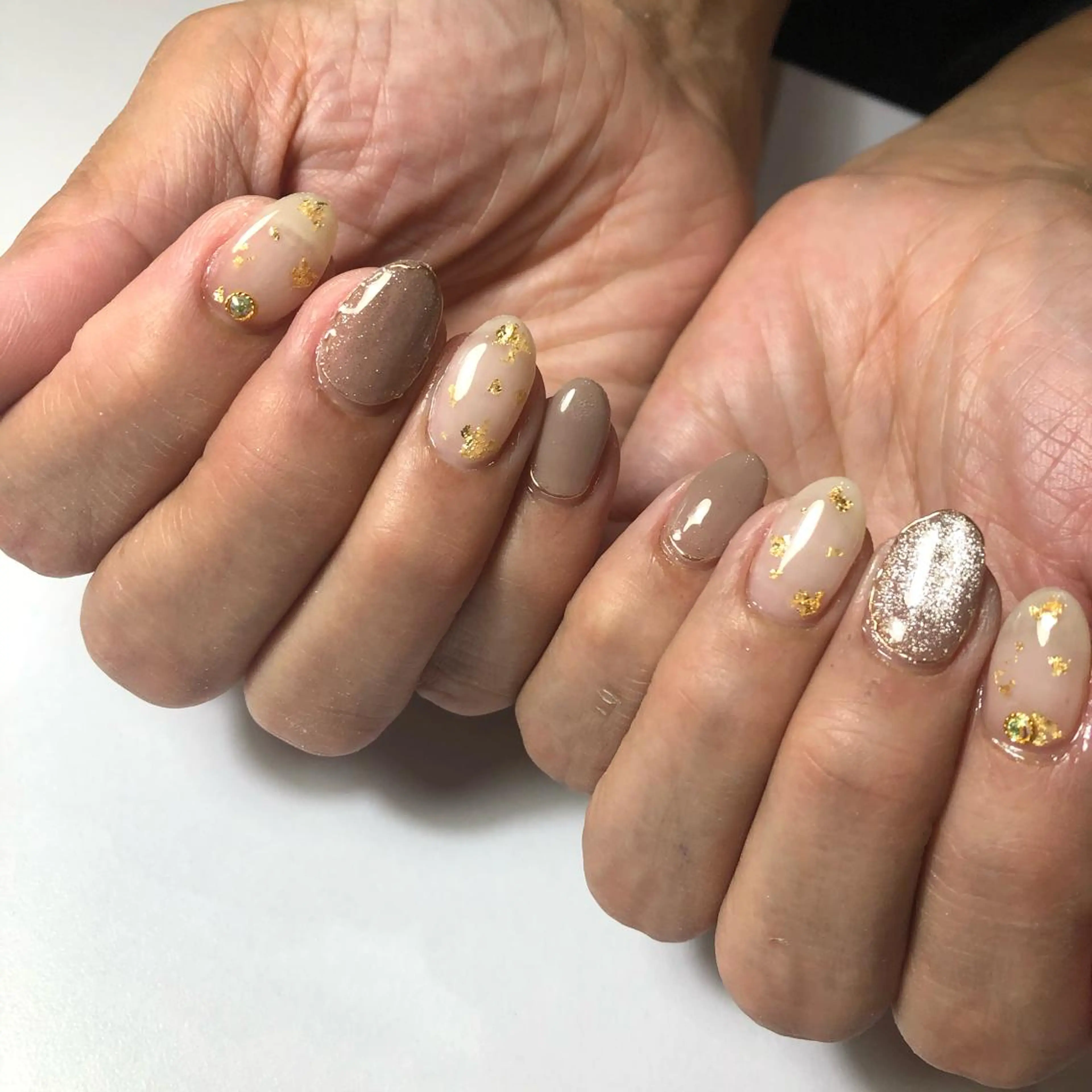 ネイル マグネットネイル ミラーネイル Nail Studio  Coco  Rire所属・丸岡 由奈のネイルデザイン