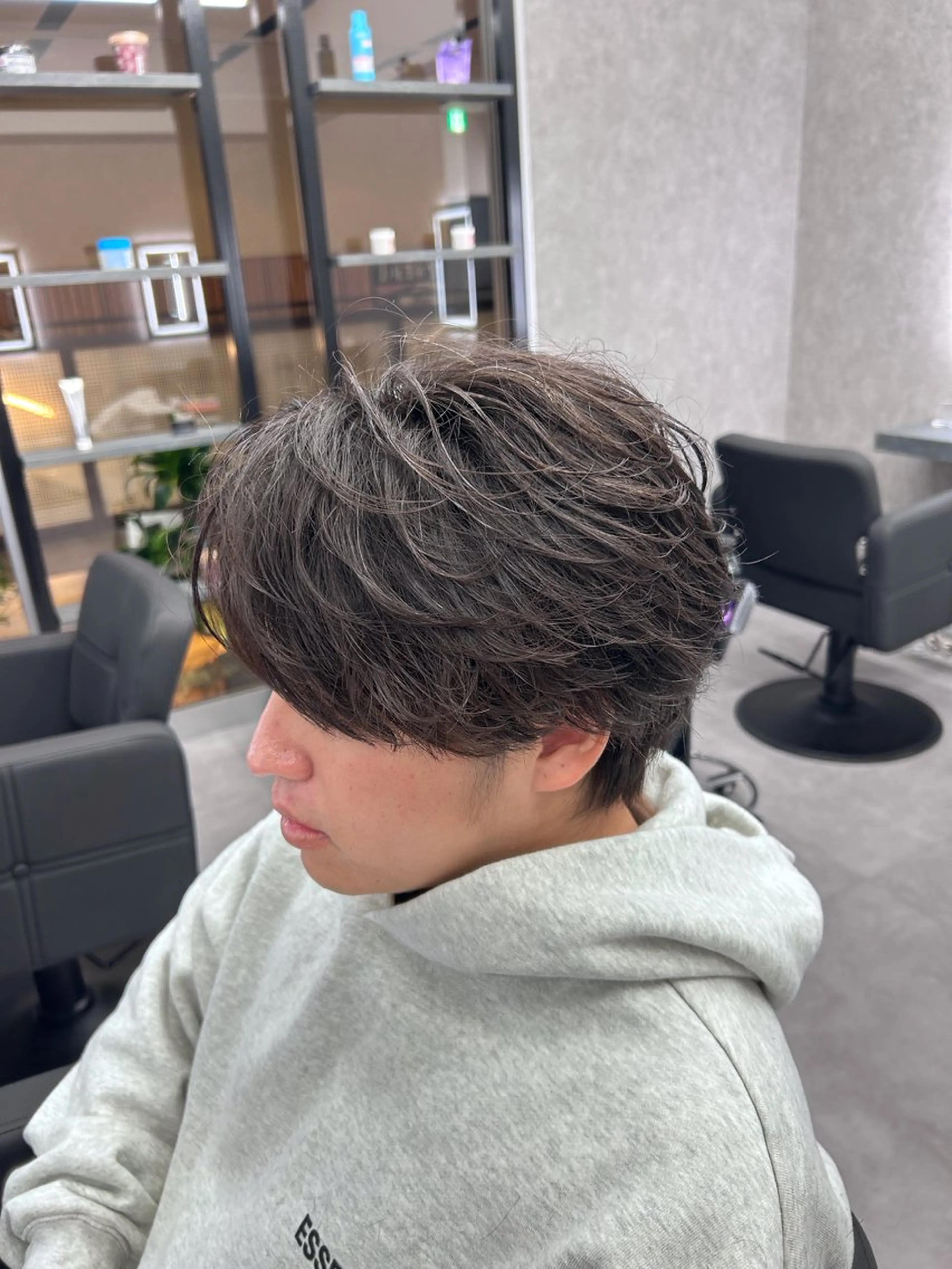 ショート カラー パーマ メンズ ショートヘア カット ヘアカラー トリートメント STANCE MEN'S公式のヘアスタイル