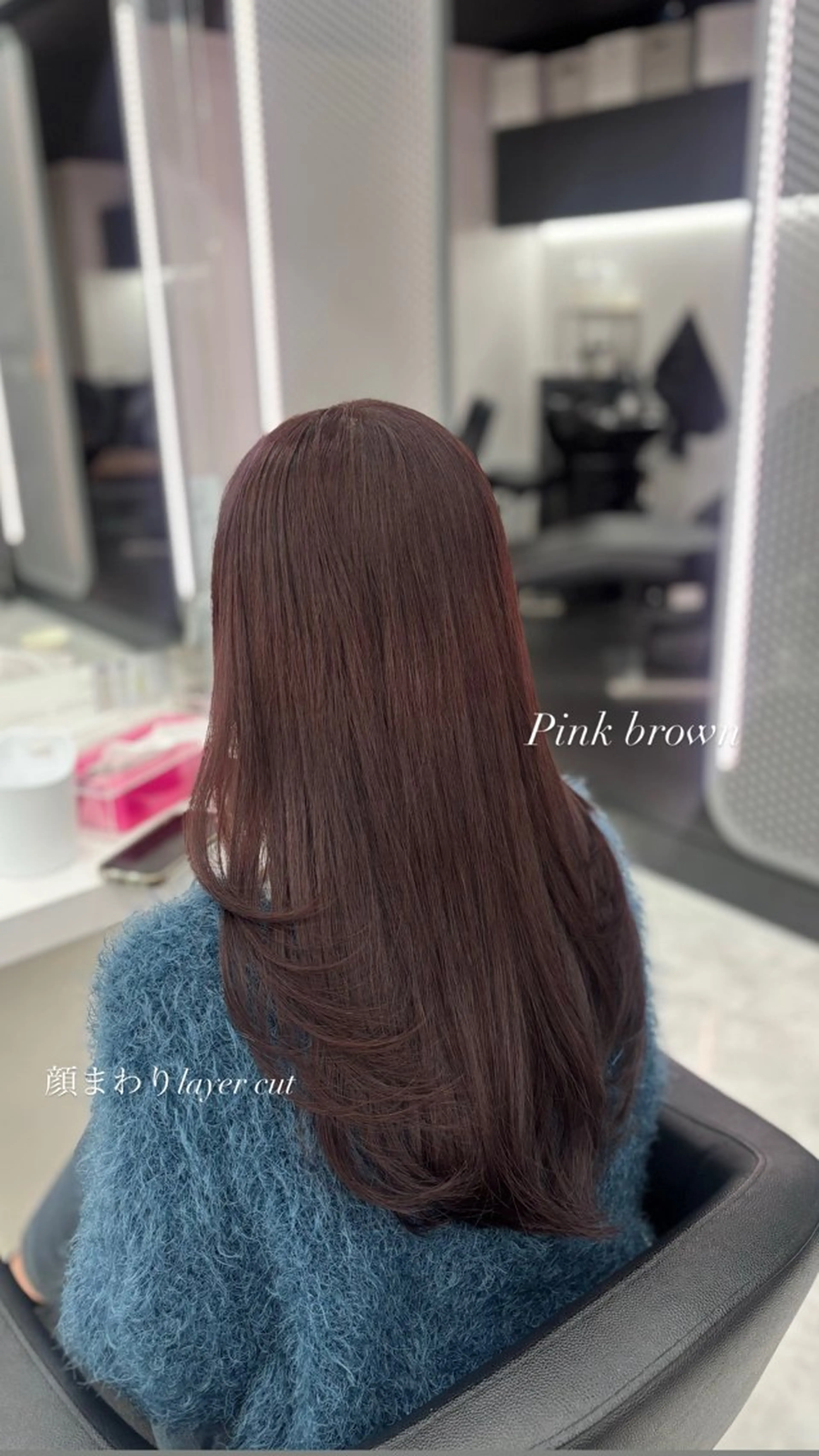ロング カラー カット ヘアカラー 🤍レイヤー/顔周り 暖色hirari🤍のヘアスタイル