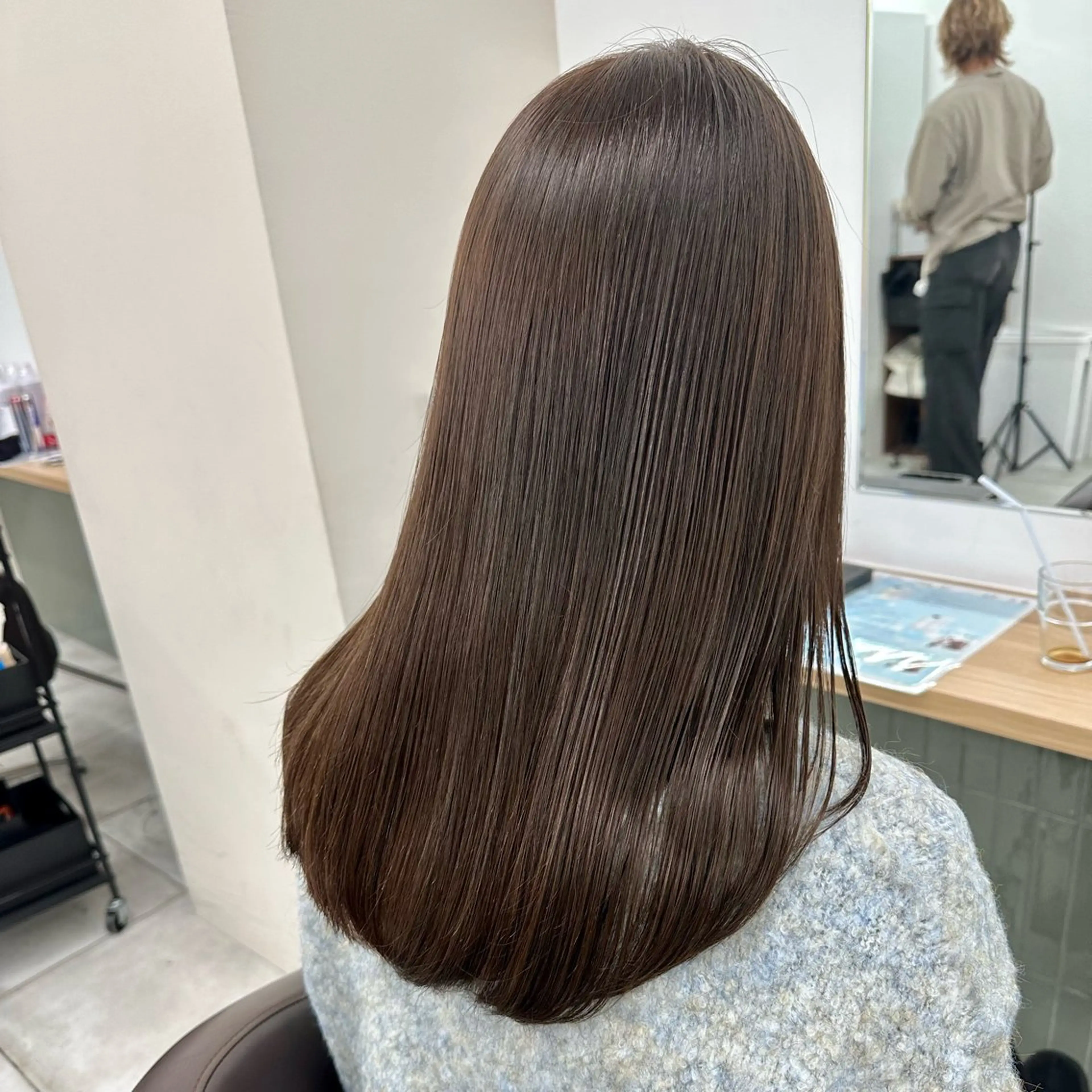 セミロング カラー カット ヘアカラー トリートメント ブリーチなし/レイヤ ー特化🌈Tommyのヘアスタイル