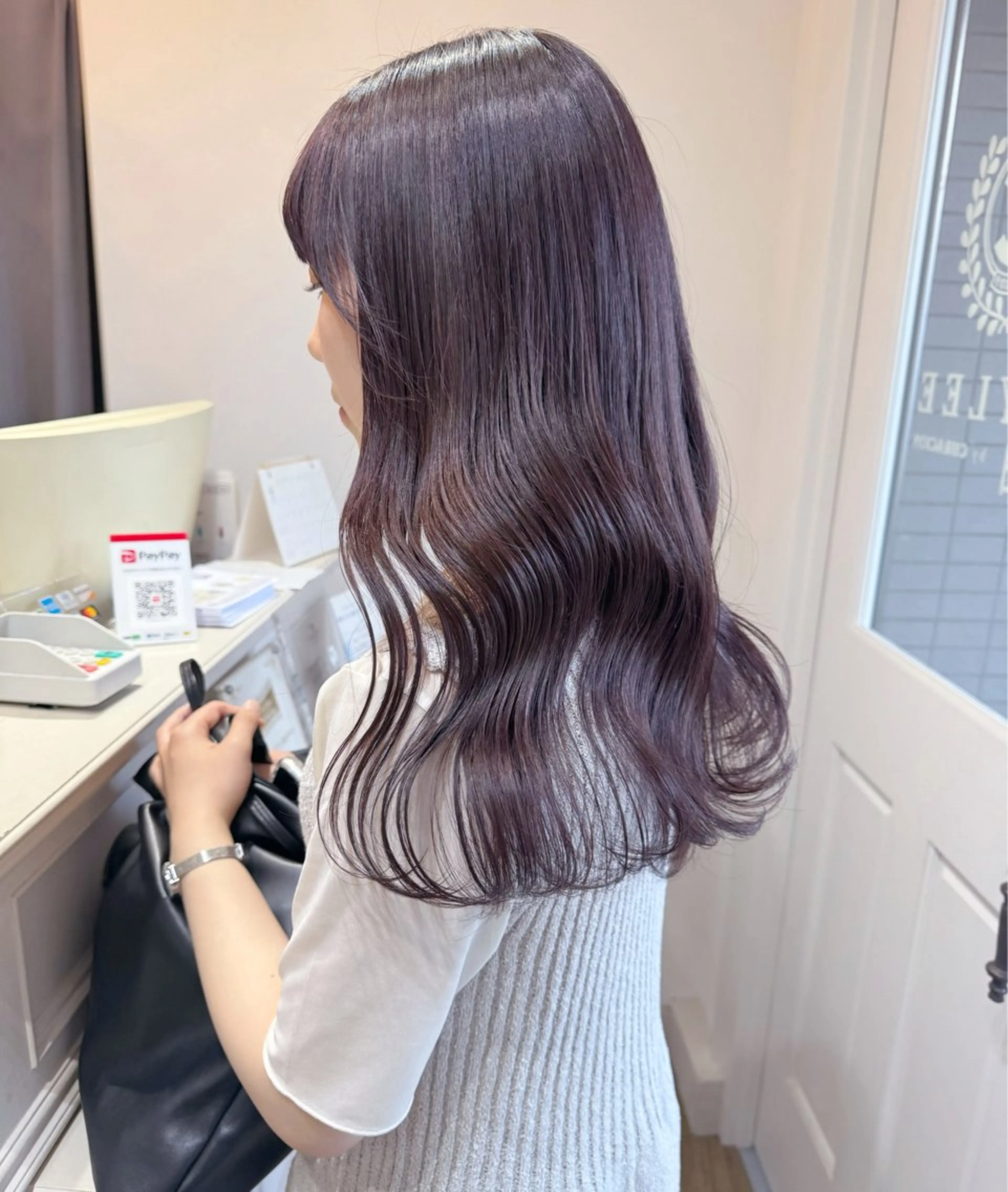 カラー ブリーチ ラベンダーカラー ブリーチなしカラー ヘアカラー トリートメント 🌷柔らかクリーミー 🤍kirari🌷のヘアスタイル
