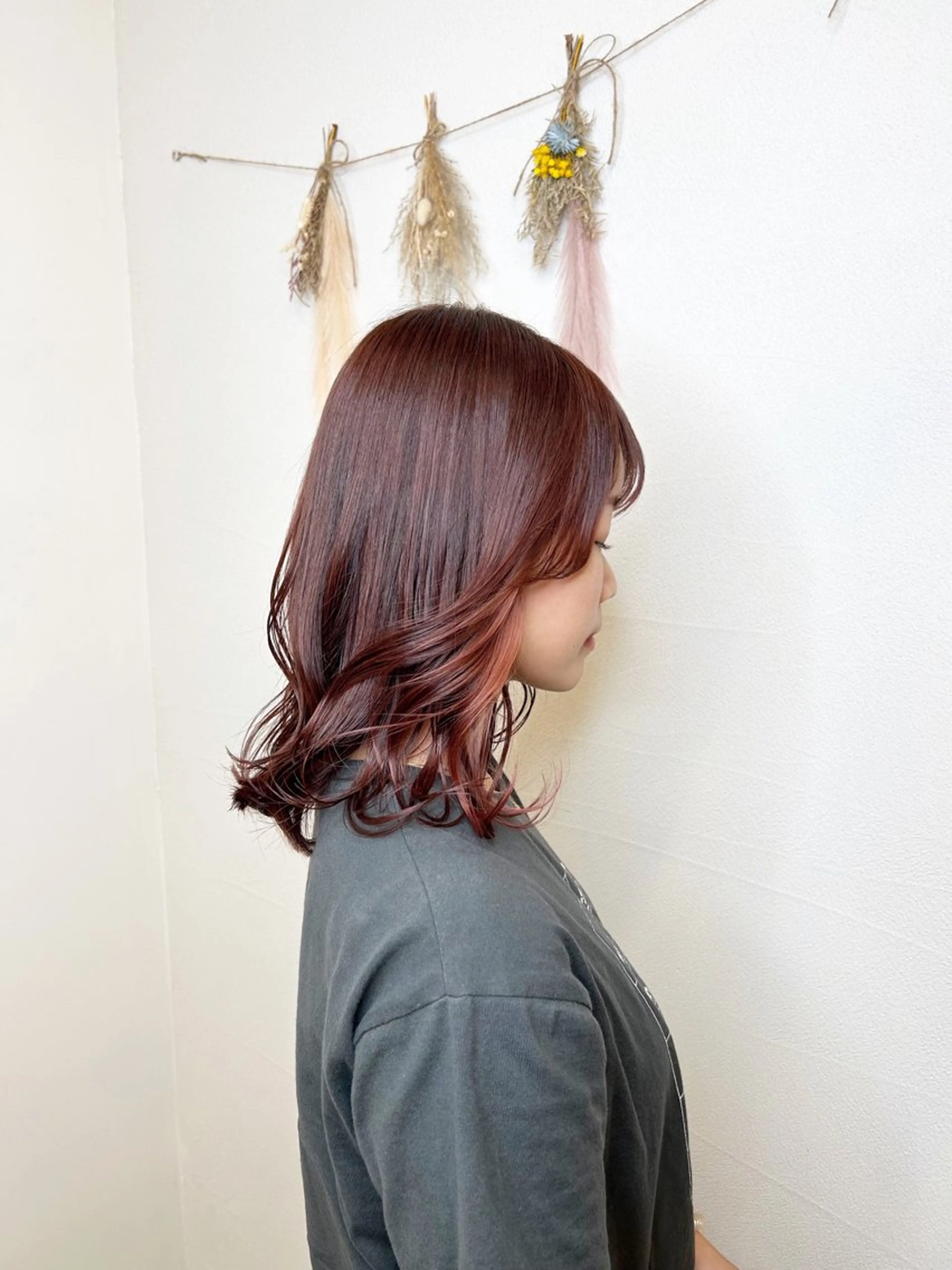 ミディアム カラー 🌿艶髪透明感 佐藤遥🌿のヘアスタイル