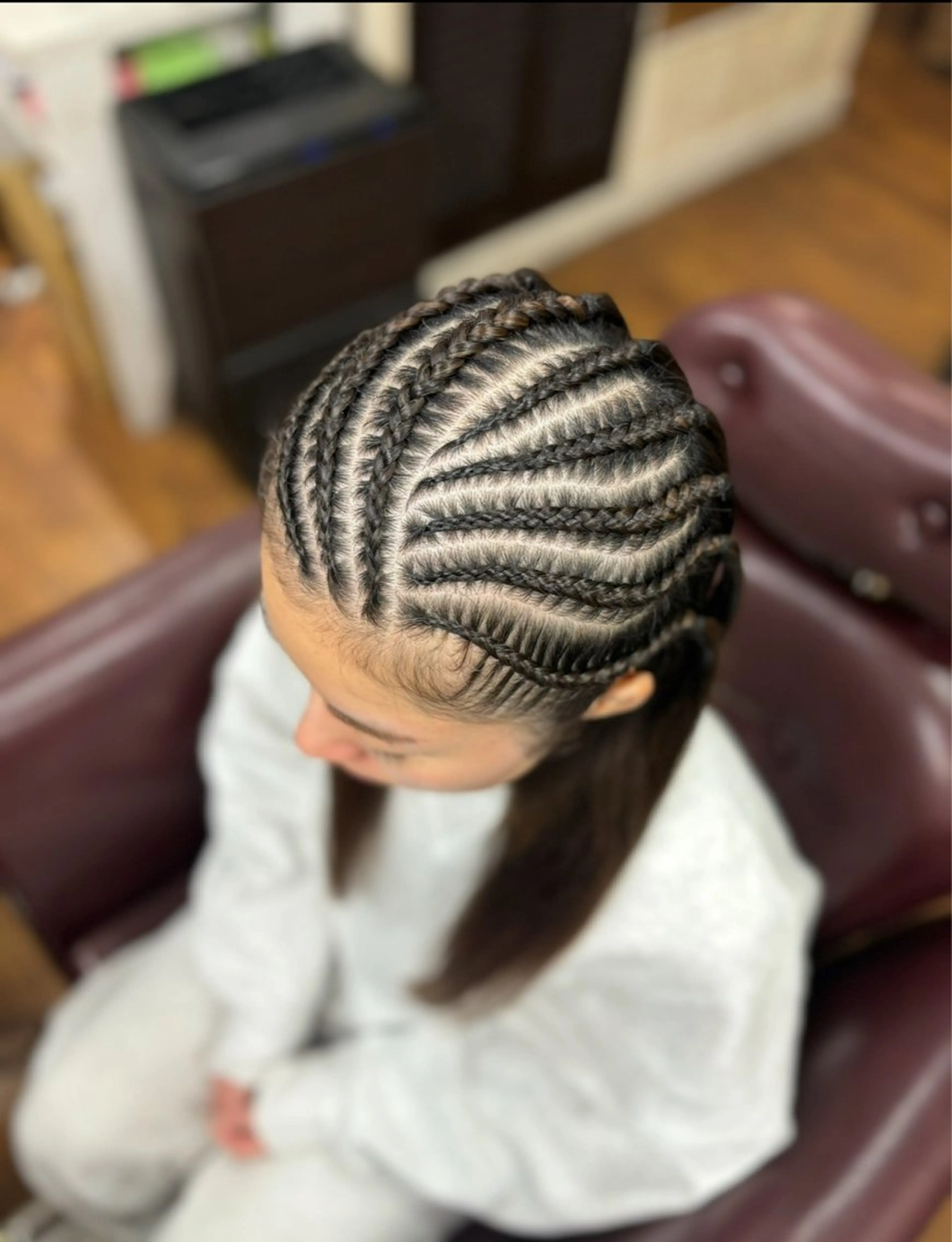 セミロング お団子ヘア エクステ ヘアセット LINOA鵠沼海岸所属・コーンロウ/ブレイズ 🪮✨SHOKOのヘアスタイル