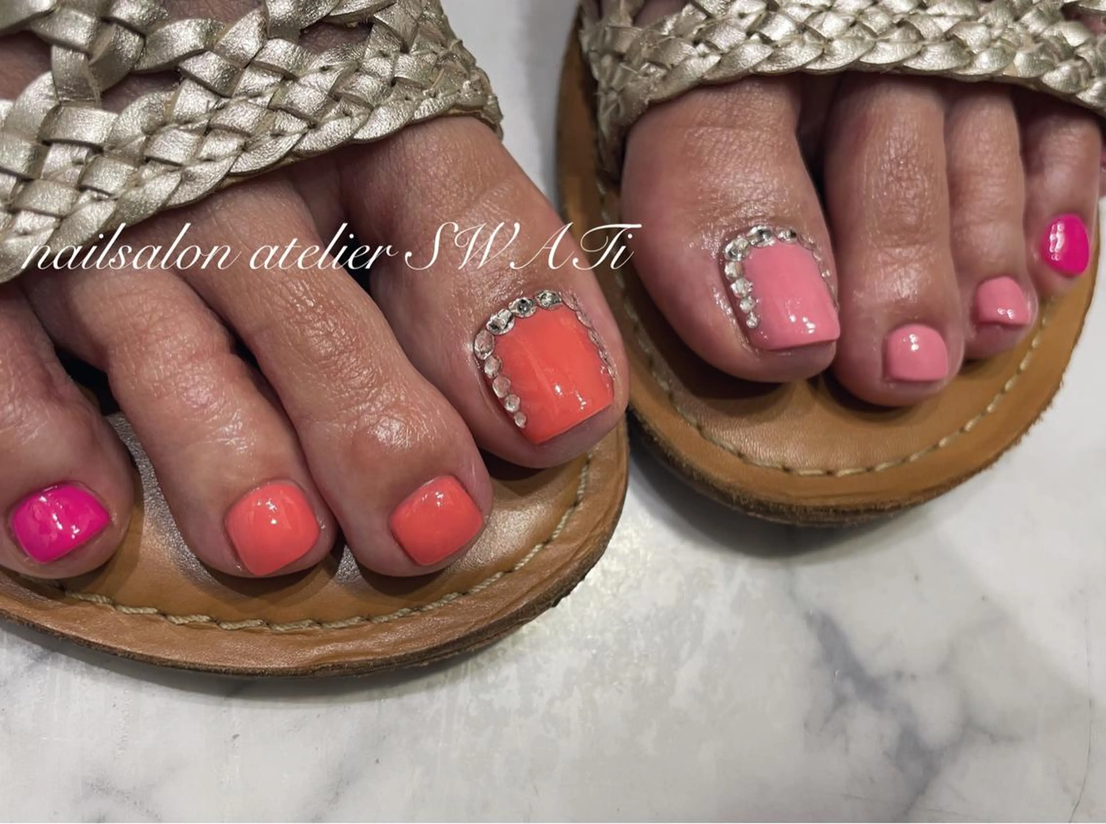 ネイル ヘアーサロン大野所属・nailsalon SWATiのネイルデザイン