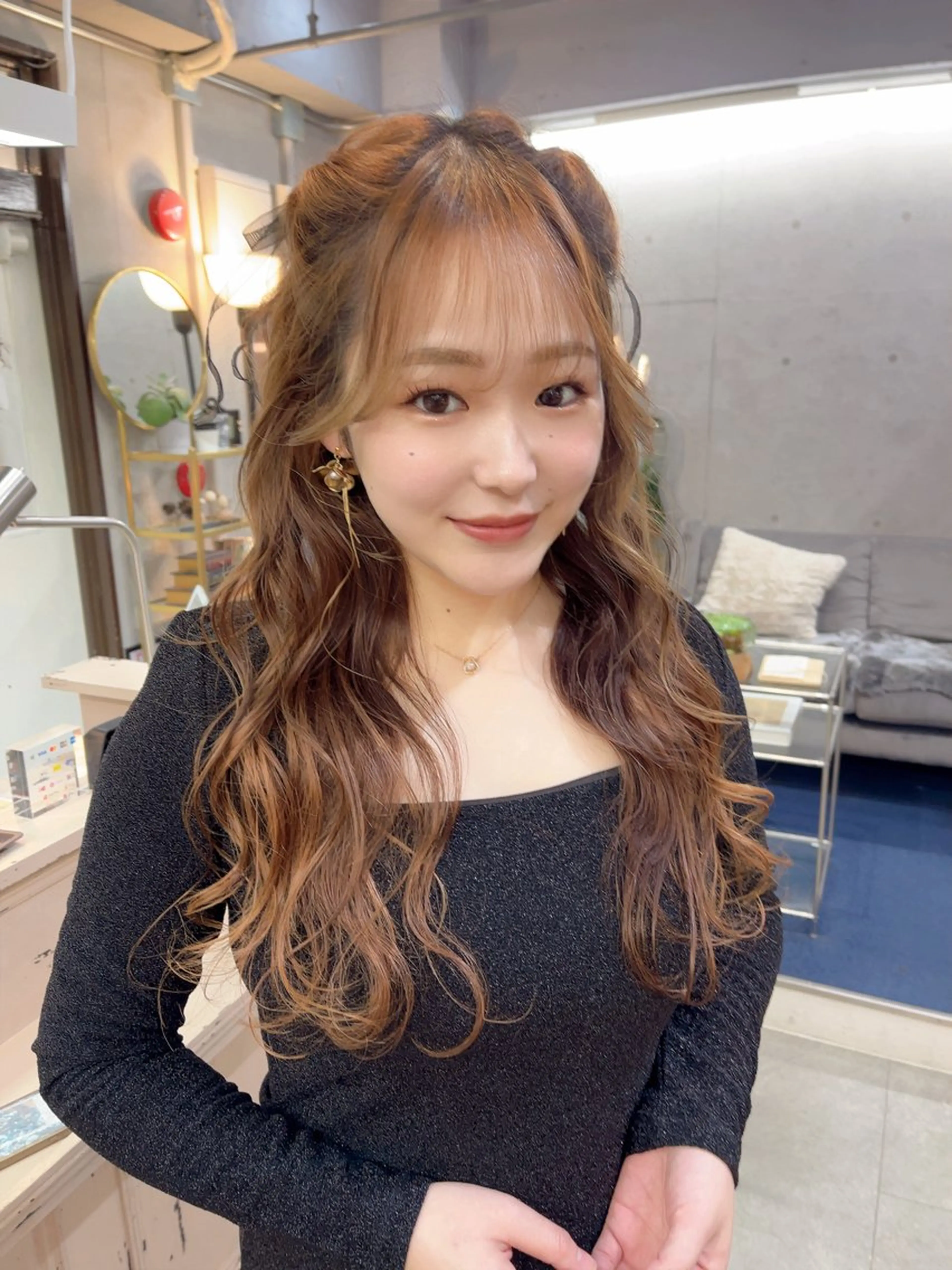 ロング カラー カット ヘアカラー トリートメント MIES amane(アマネ)のヘアスタイル