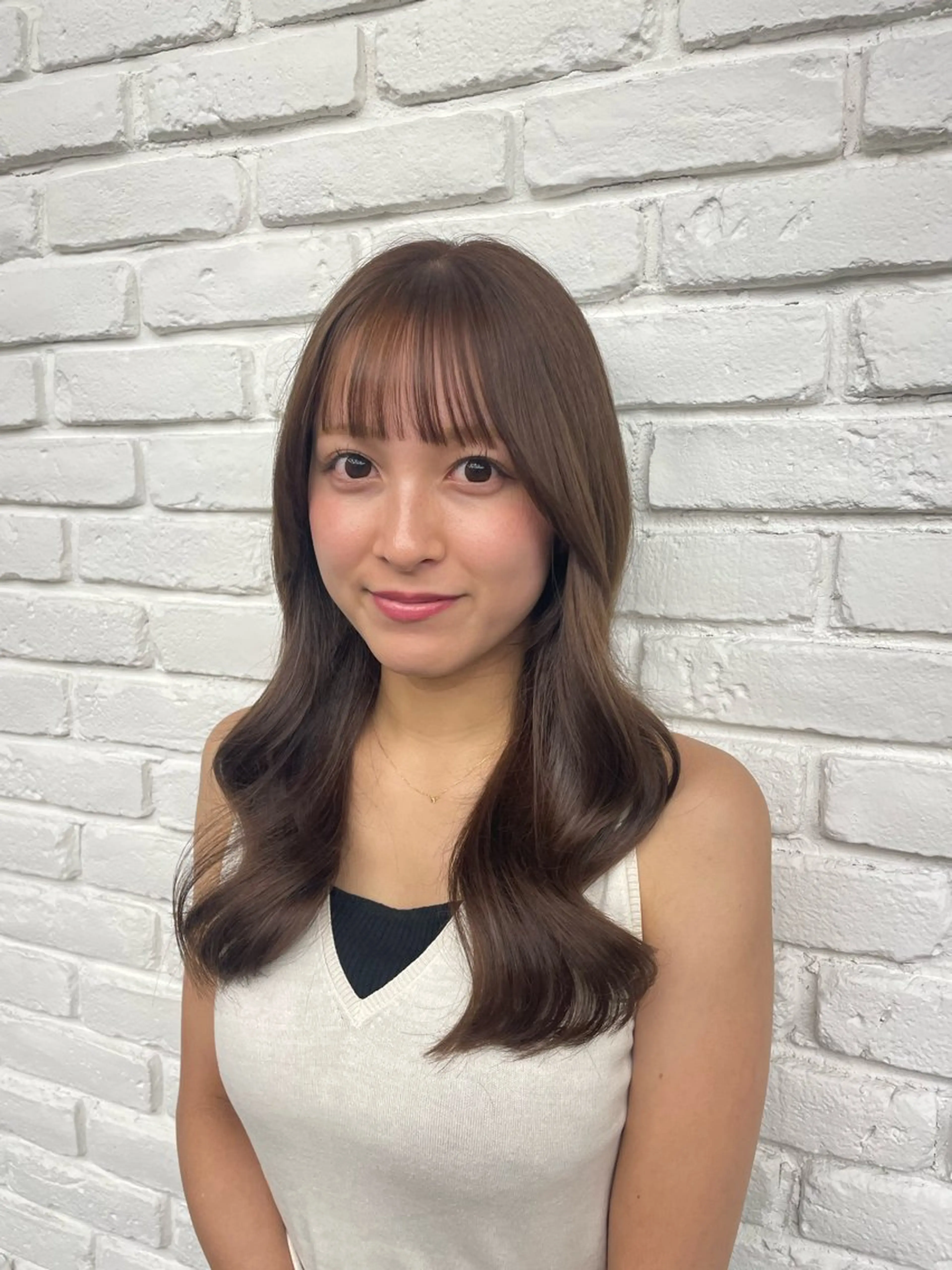 セミロング カット トリートメント ヘアセット 🍑まき/カット /髪質改善カラー🍑のヘアスタイル