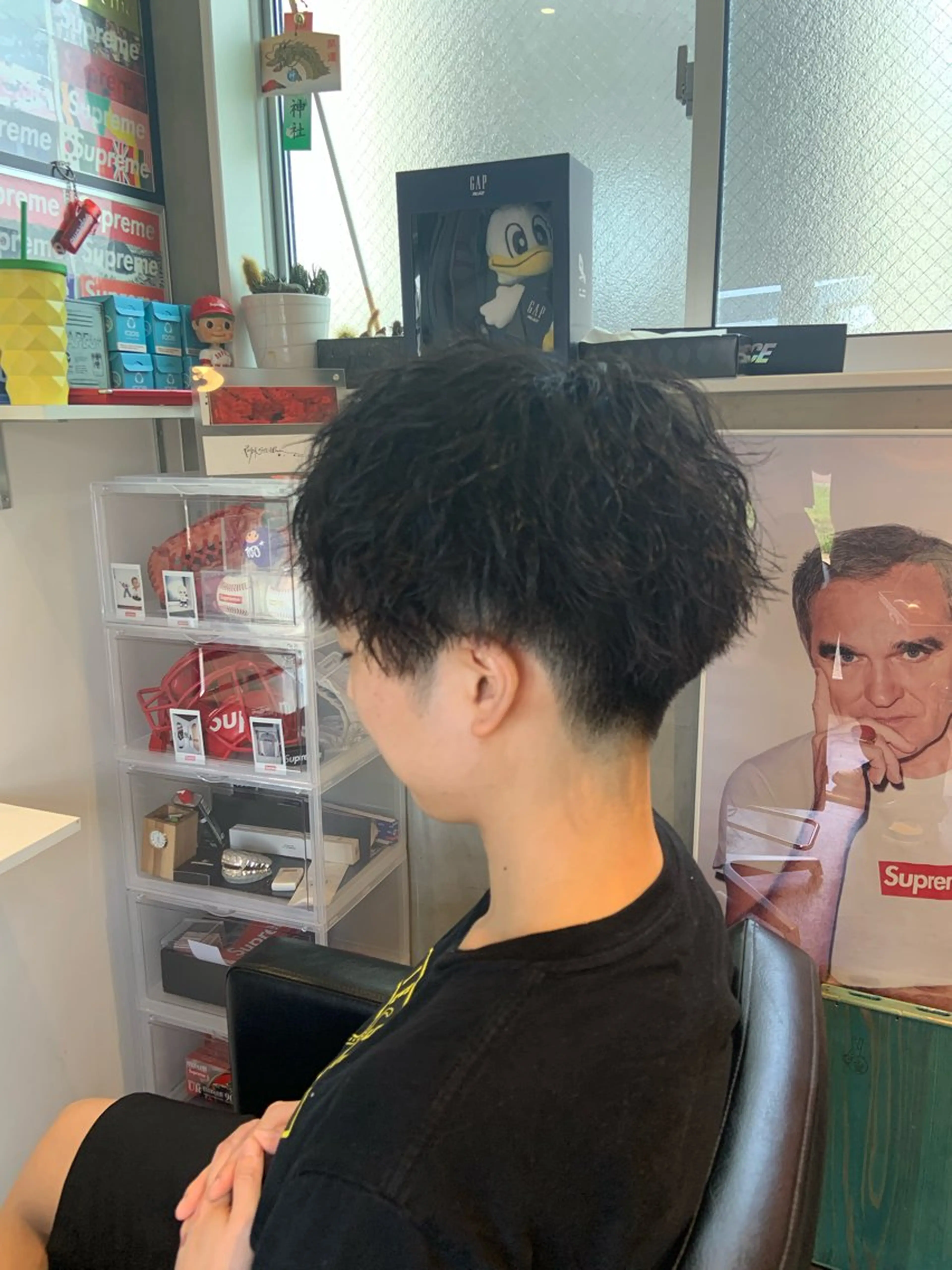 ショート メンズ カット パーマ 原谷 一成のヘアスタイル