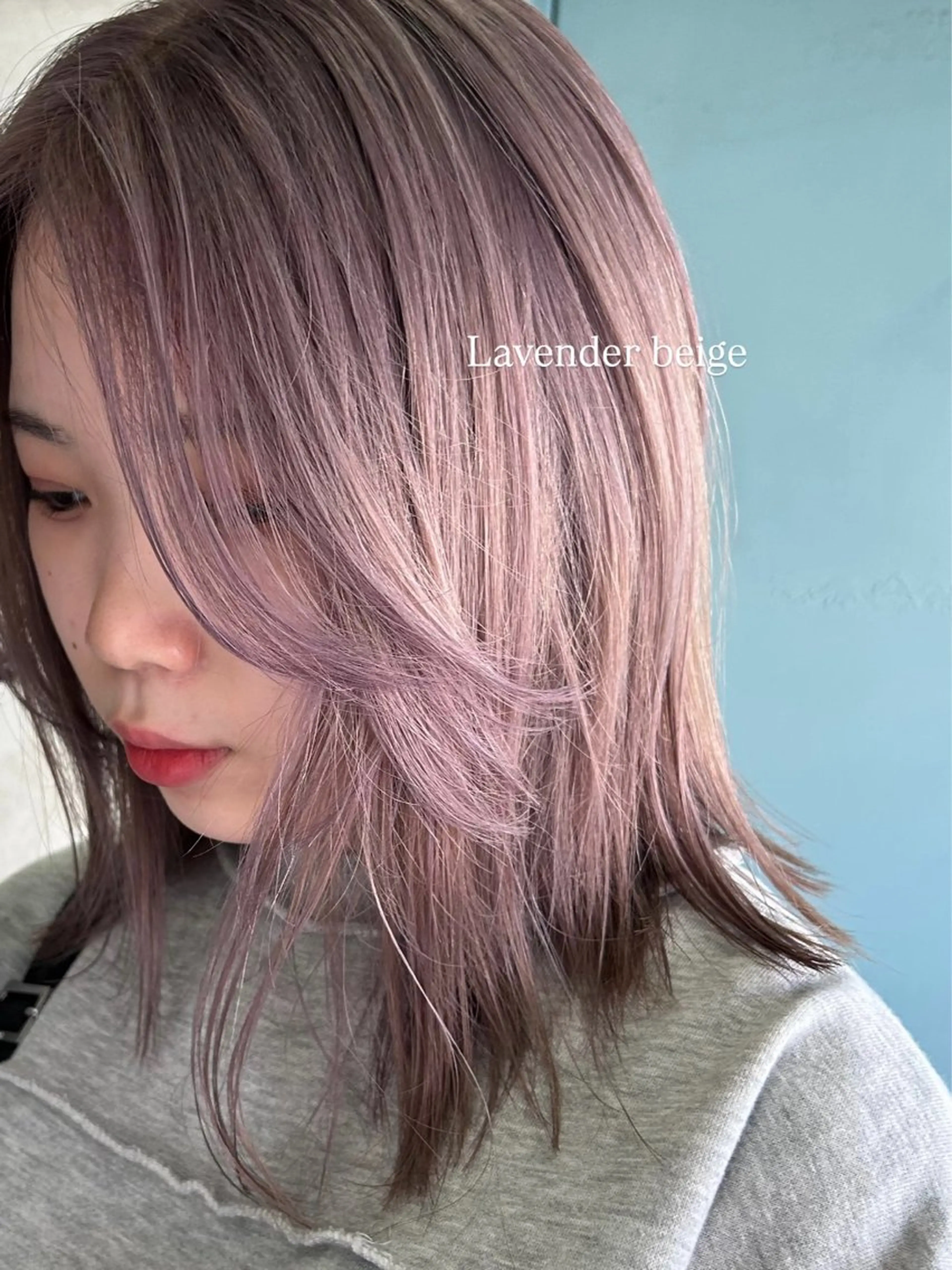 セミロング ヘアカラー Terve. 水野 菜々香のヘアスタイル