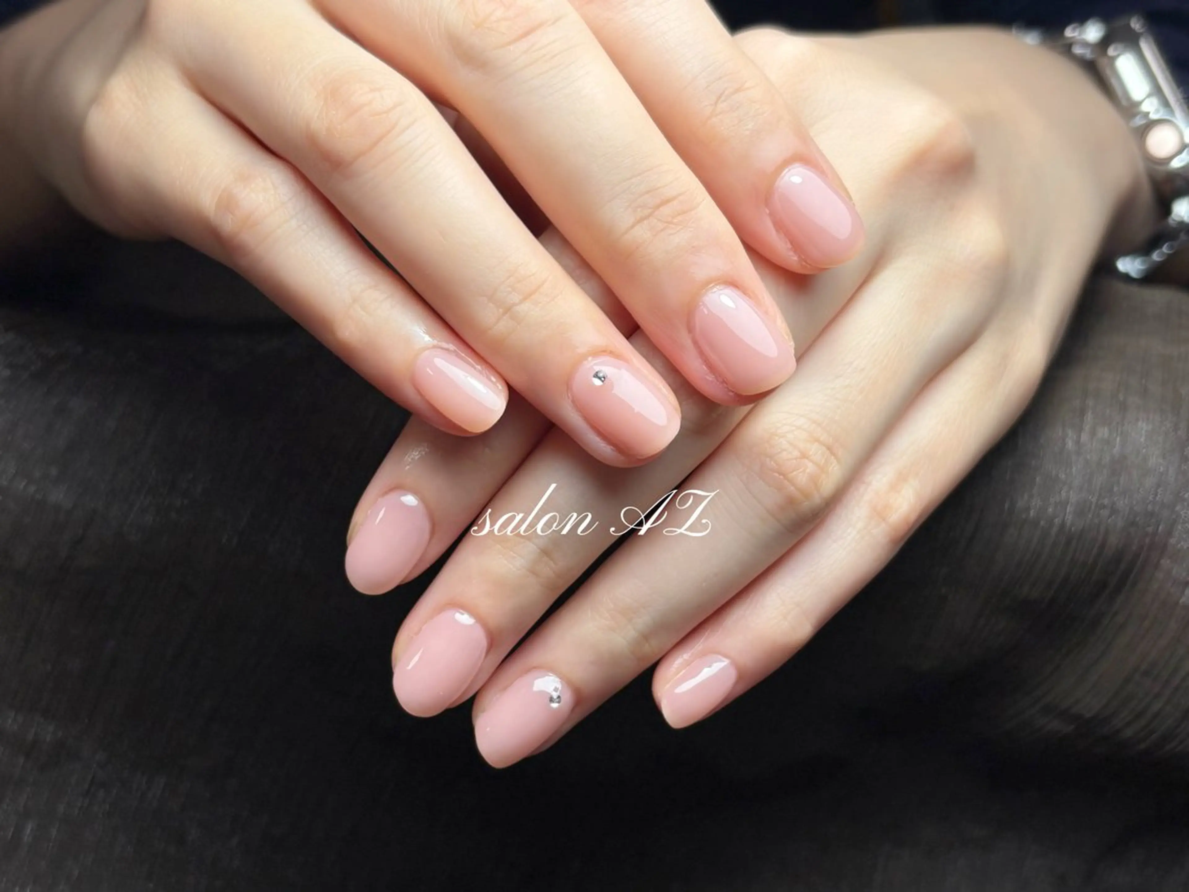 ネイル ストーンネイル ハンドネイル salonAZ トップネイリストのネイルデザイン