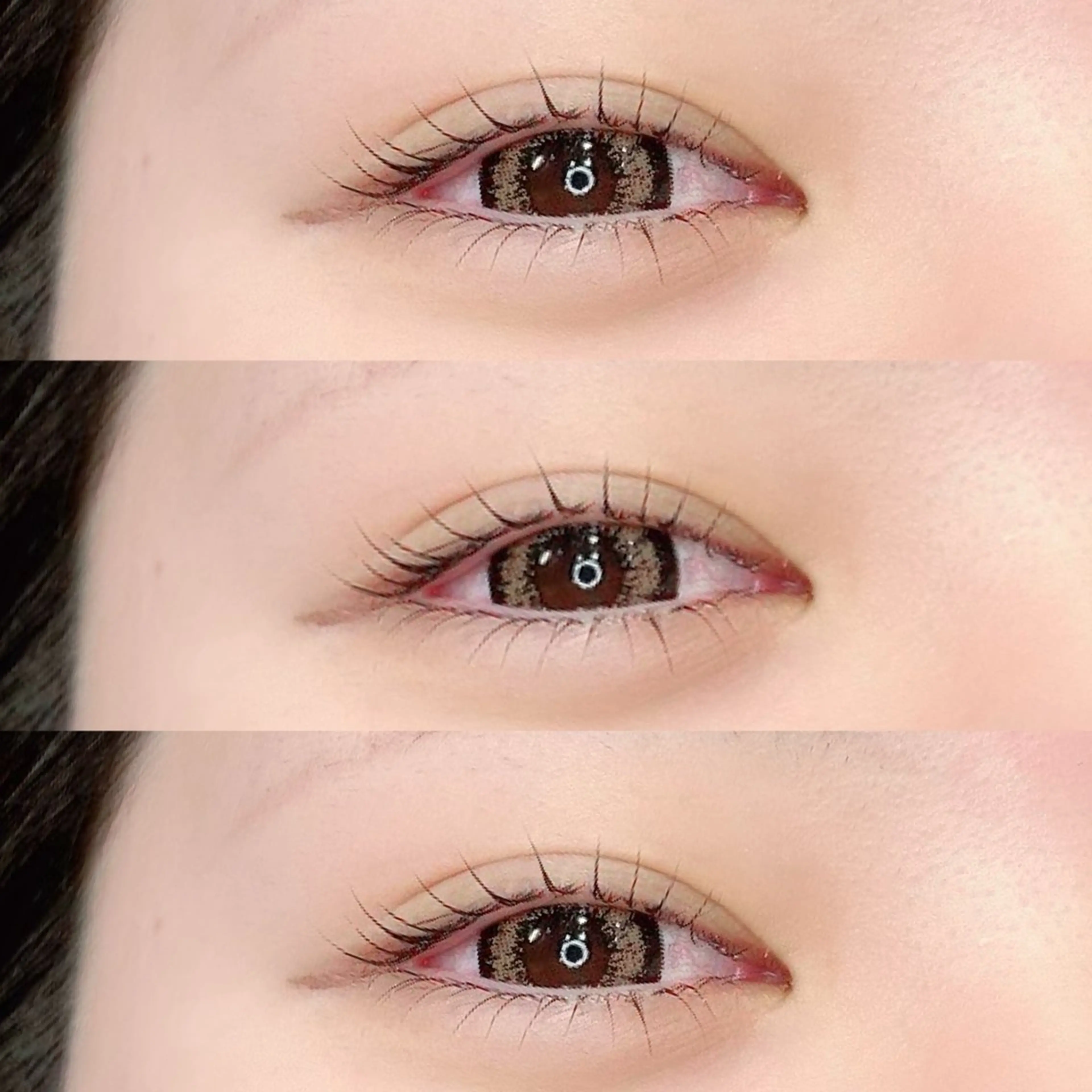 マツエク・マツパ 束感まつ毛 韓国風マツエク まつげパーマ 下まつげエクステ 一重×まつ毛パーマ Eye lashのマツエク・マツパデザイン