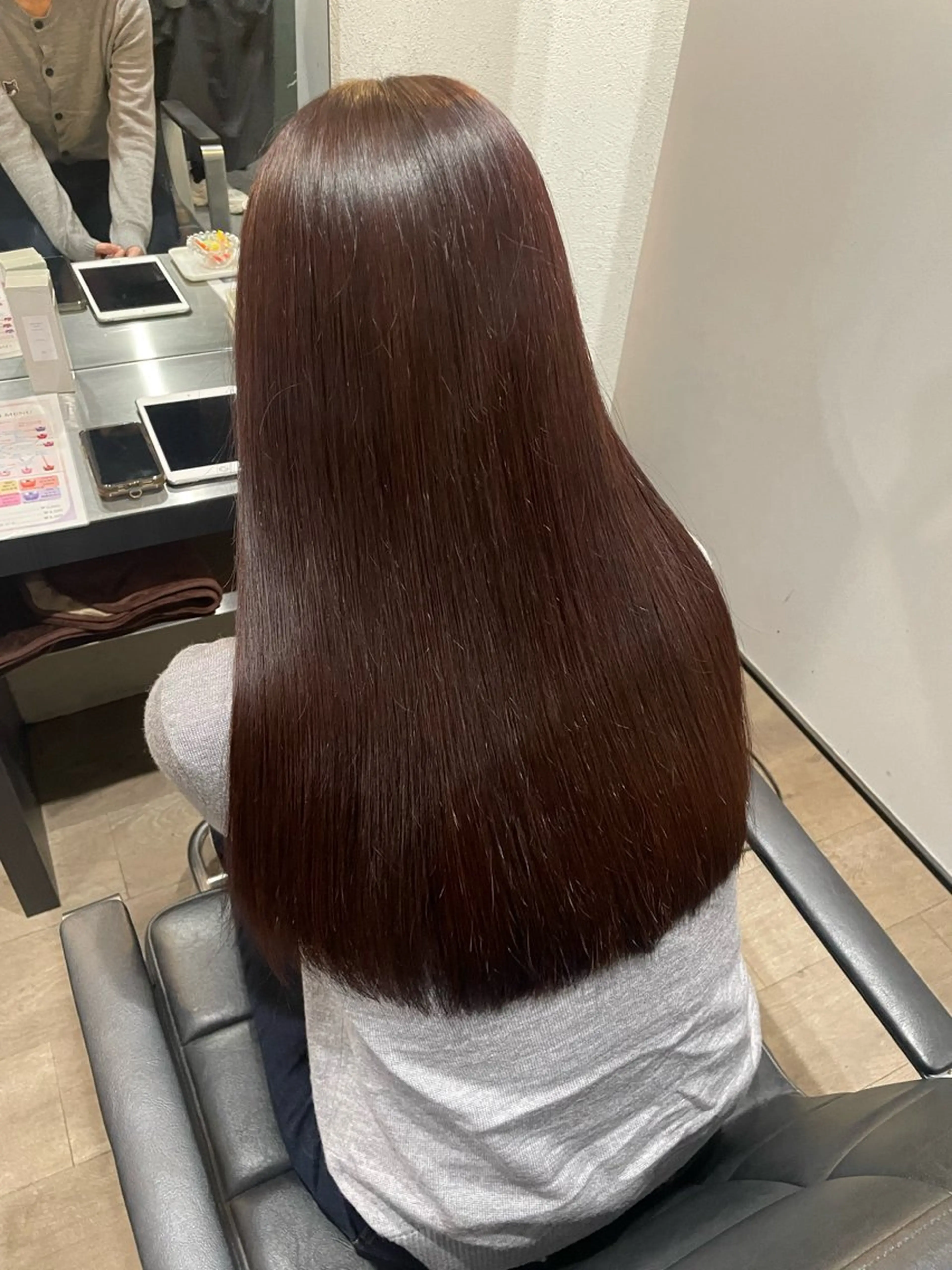 ロング カラー カット ヘアカラー 石川 聖奈のヘアスタイル