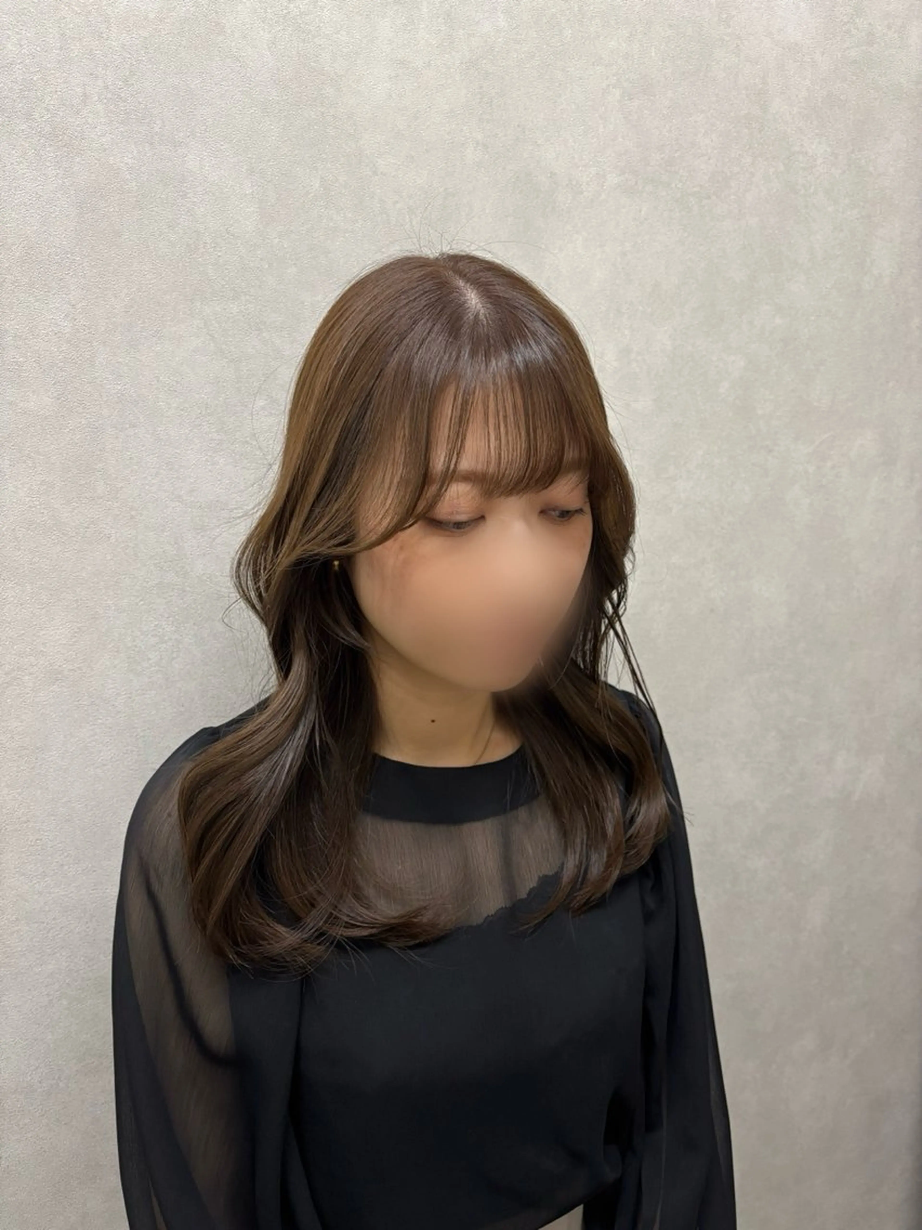 セミロング カット ヘアカラー ヘッドスパ 韓国ヘア🇰🇷/ 巻き髪/MAAYAのヘアスタイル