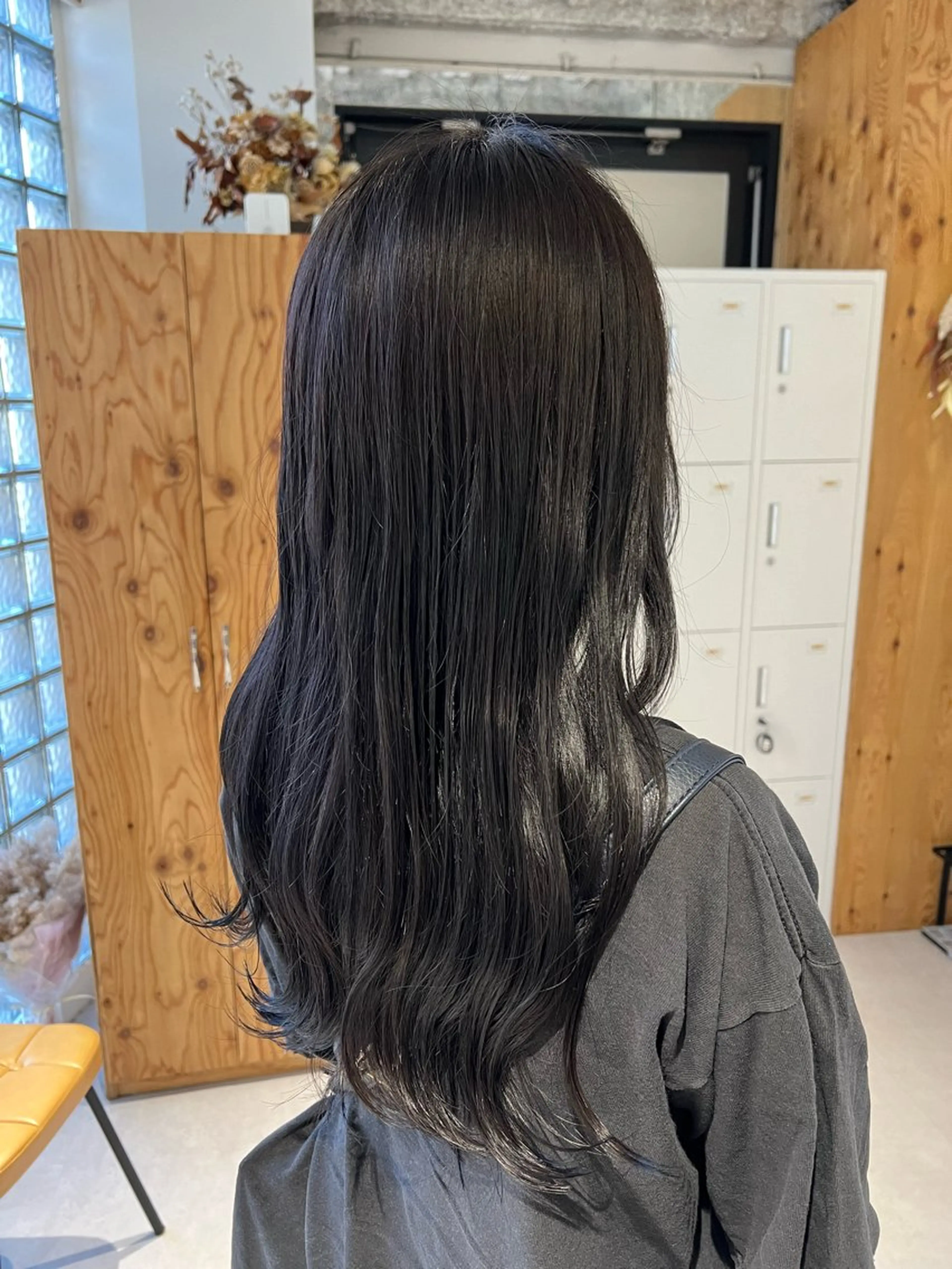 セミロング カラー 透明感カラー グレージュ カット ヘアカラー トリートメント 梅田/顔周りカット /ボブ/RINKAのヘアスタイル
