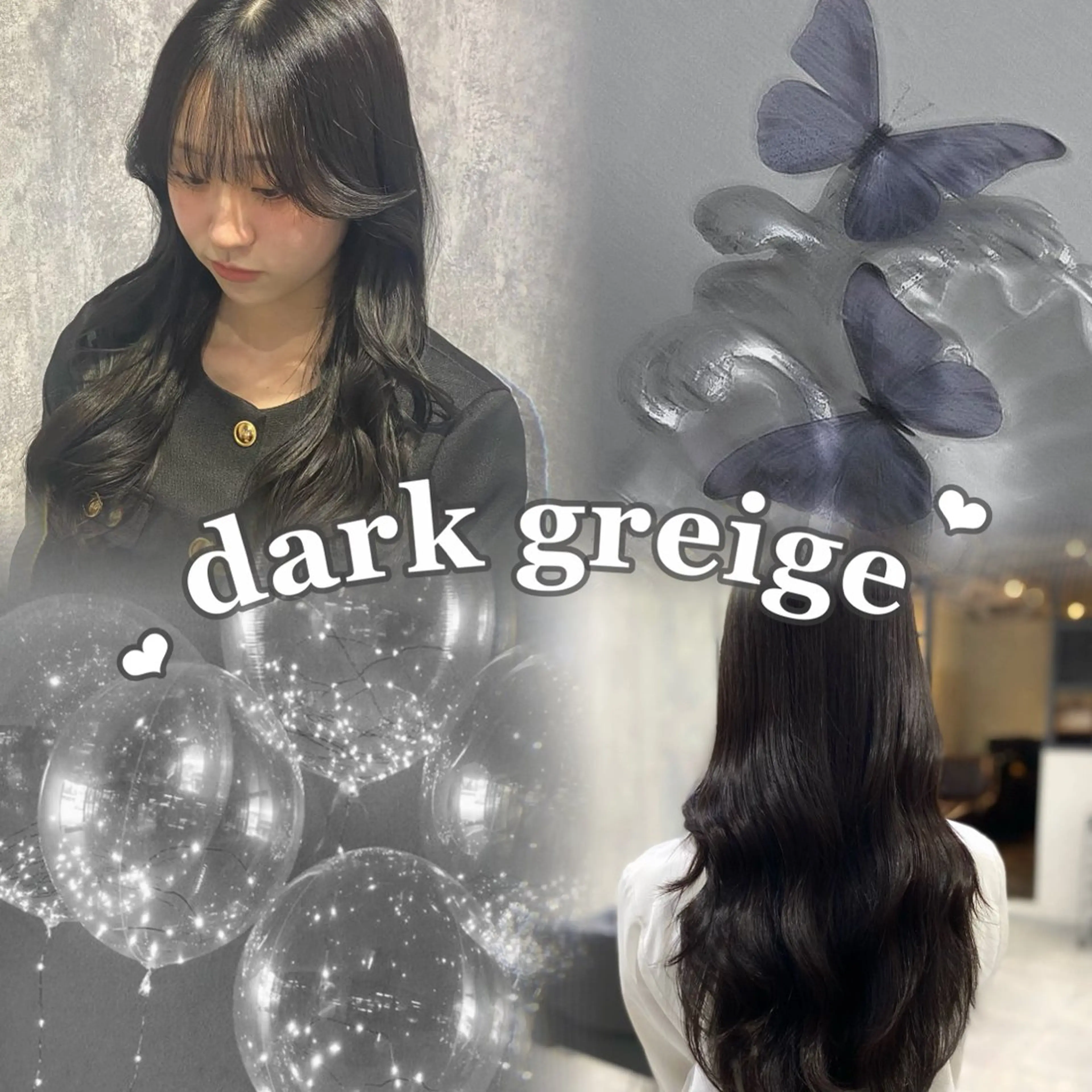 ロング カラー 透明感カラー カット ヘアカラー トリートメント shiori/透明感 /顔周り/髪質改善のヘアスタイル